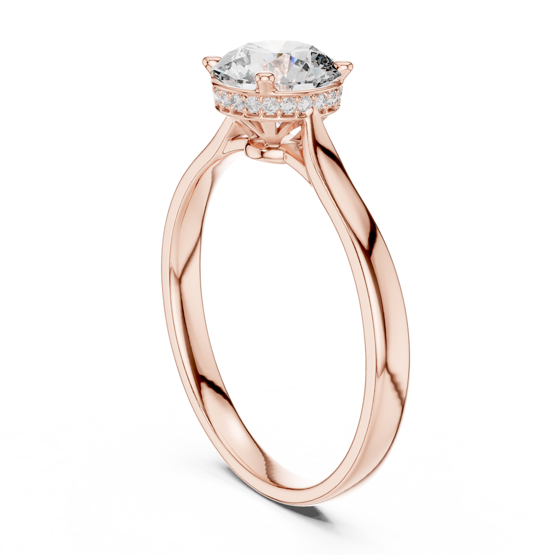 Classic Round Solitaire Diamond Ring