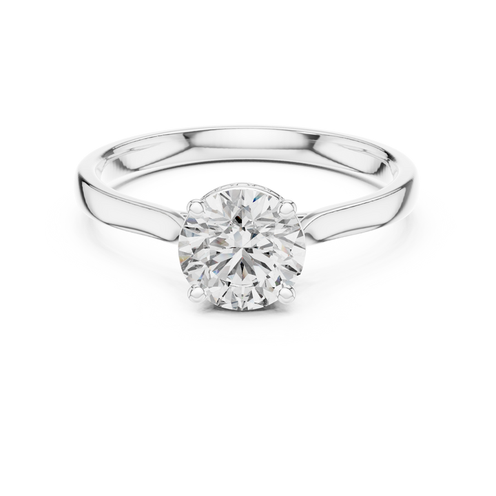 Classic Round Solitaire Diamond Ring