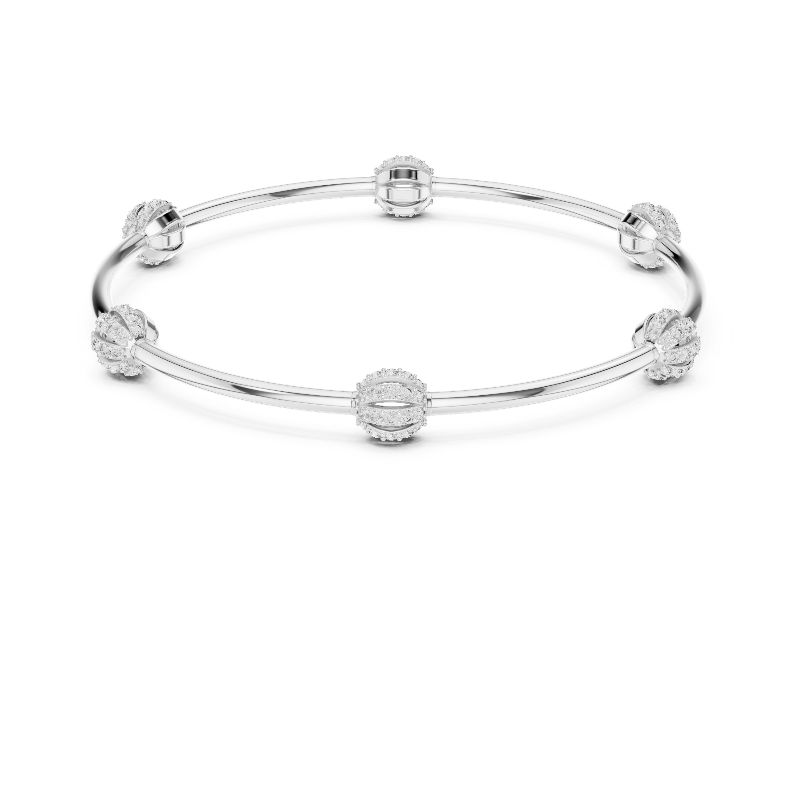 Celestial Orbit Lab-Grown Diamond Bangle Bracelet