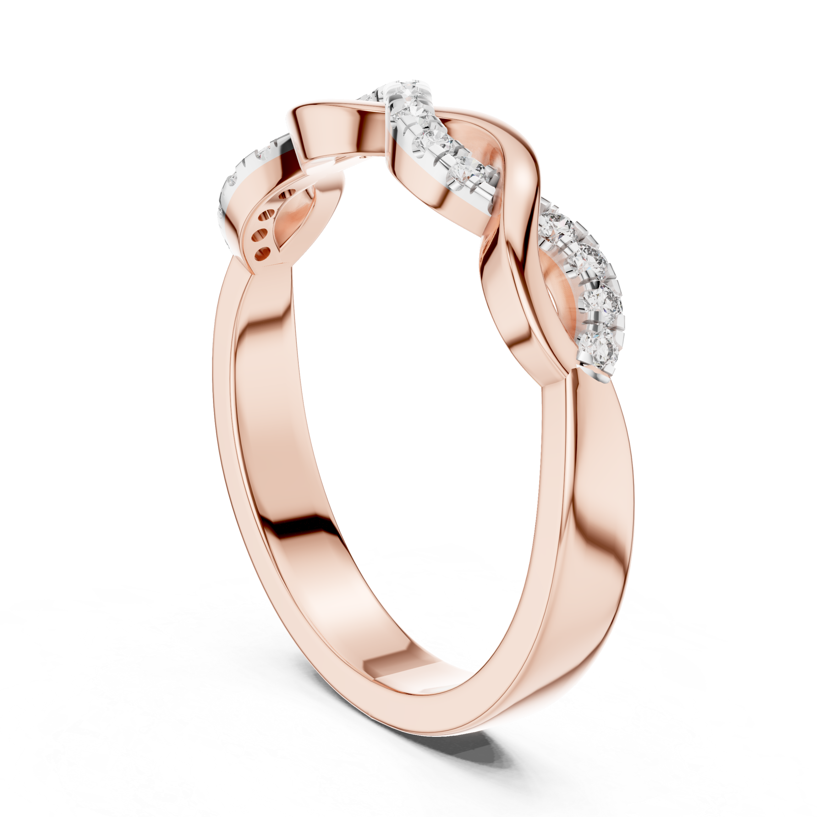 Eternal Wave Lab-Grown Diamond Band Ring