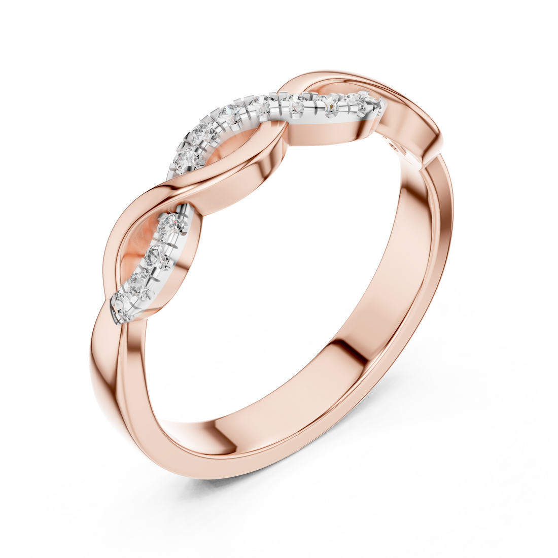 Eternal Wave Lab-Grown Diamond Band Ring