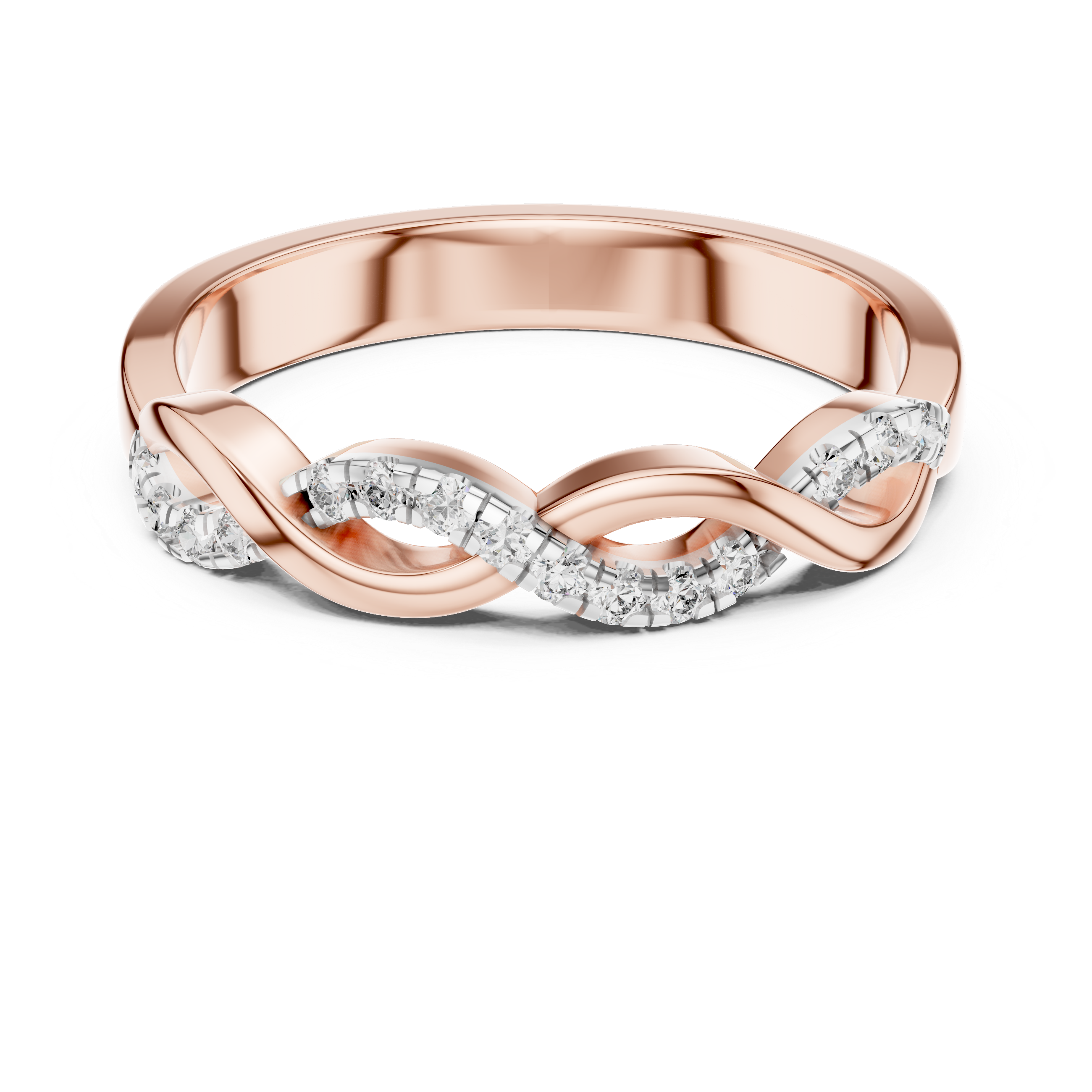 Eternal Wave Lab-Grown Diamond Band Ring