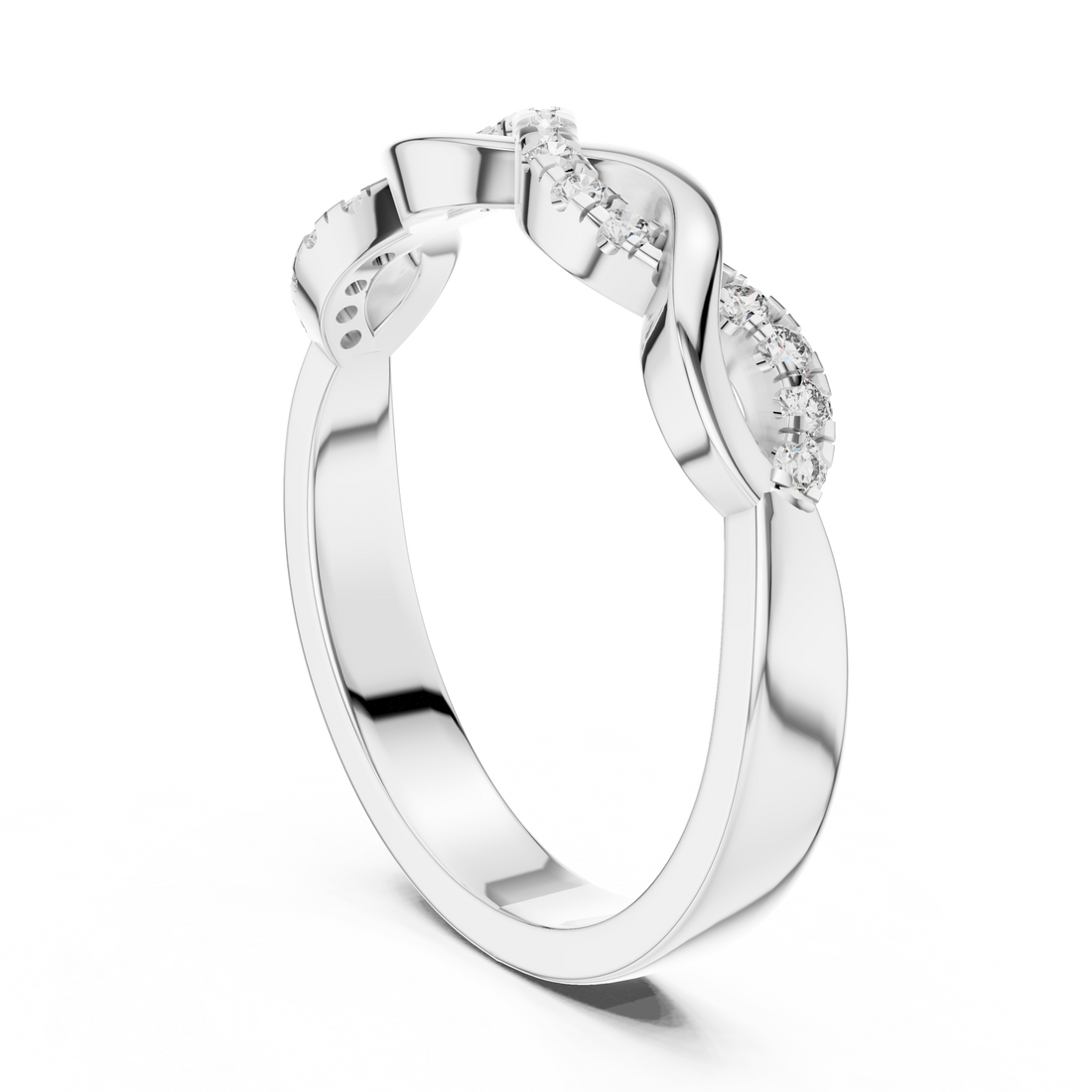 Eternal Wave Lab-Grown Diamond Band Ring