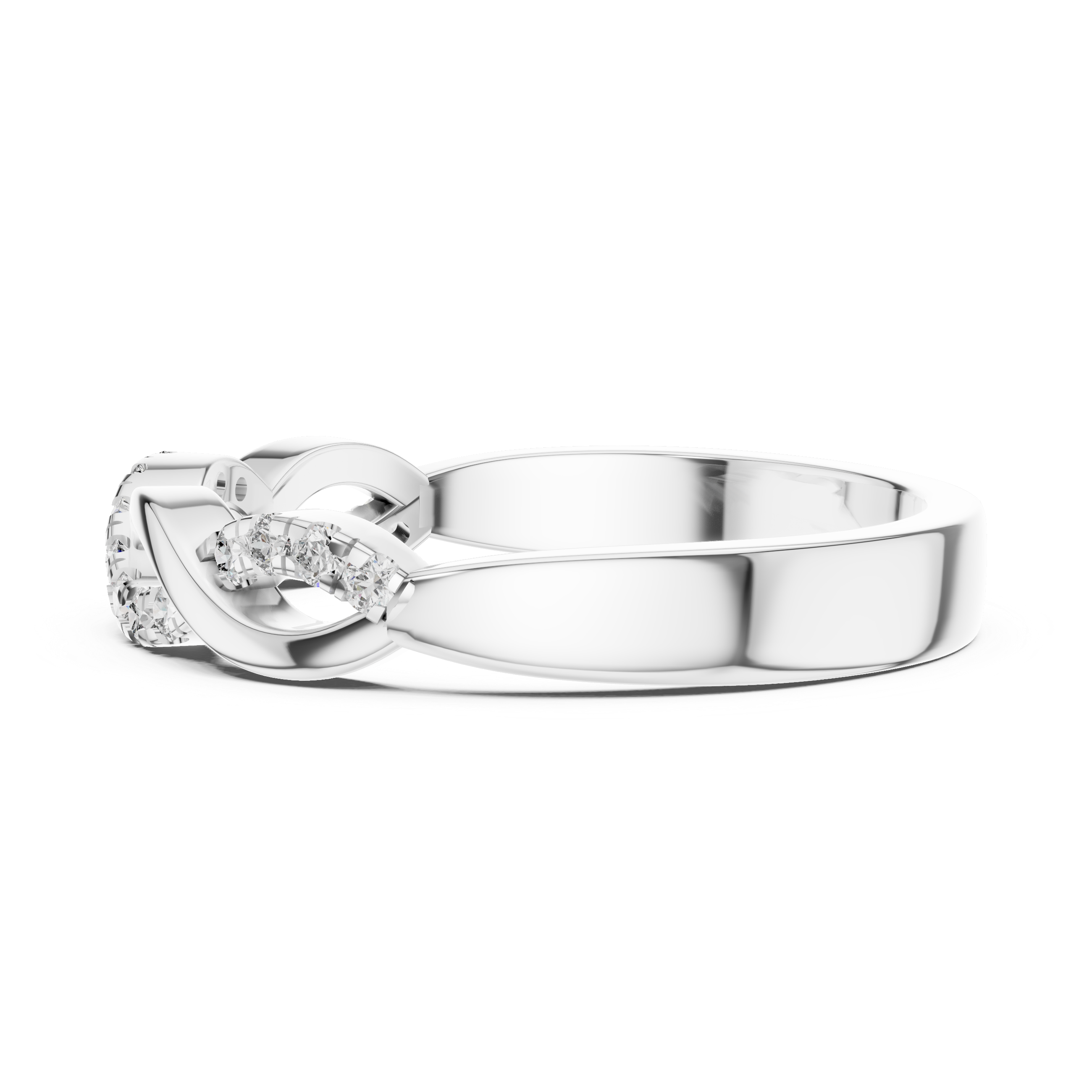 Eternal Wave Lab-Grown Diamond Band Ring