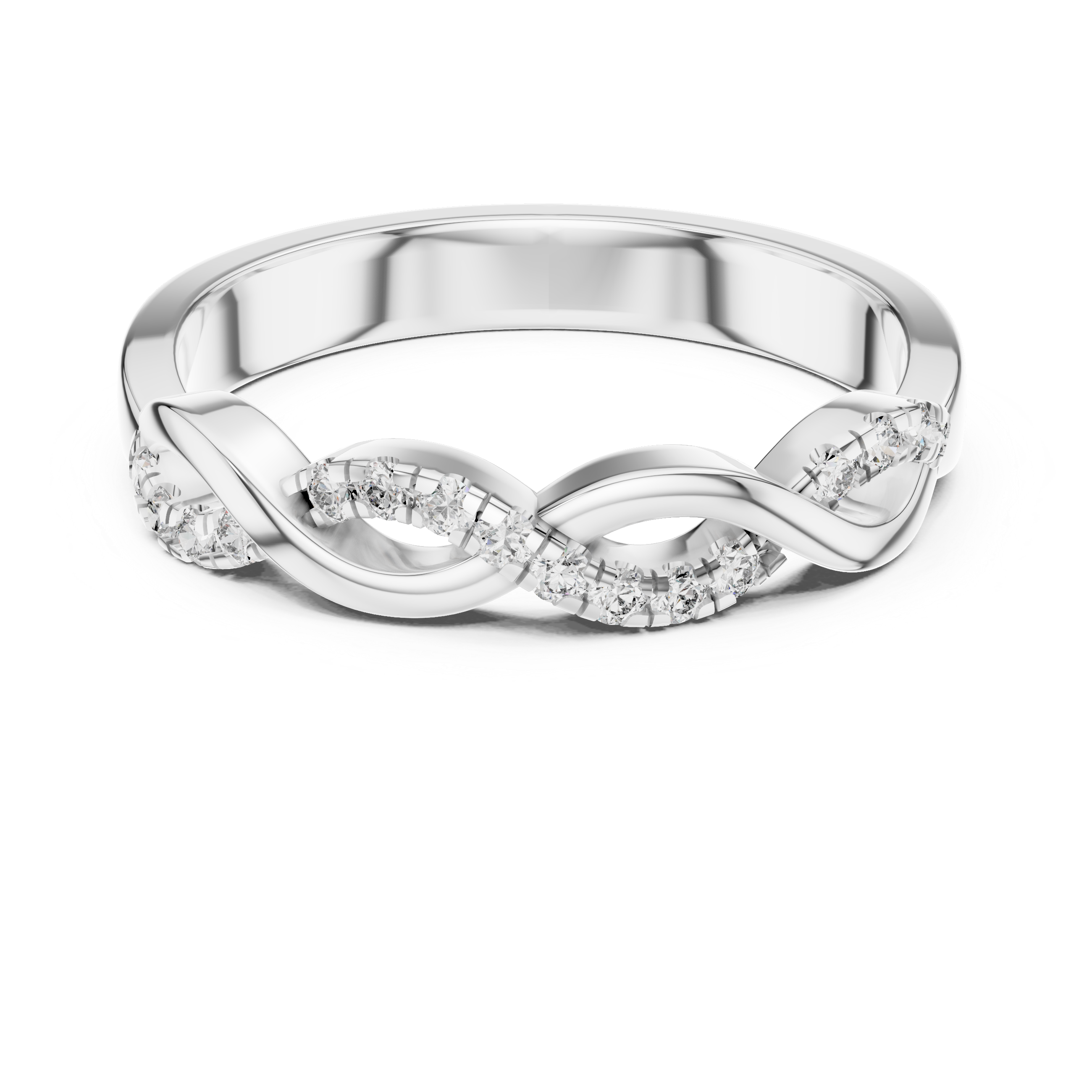 Eternal Wave Lab-Grown Diamond Band Ring