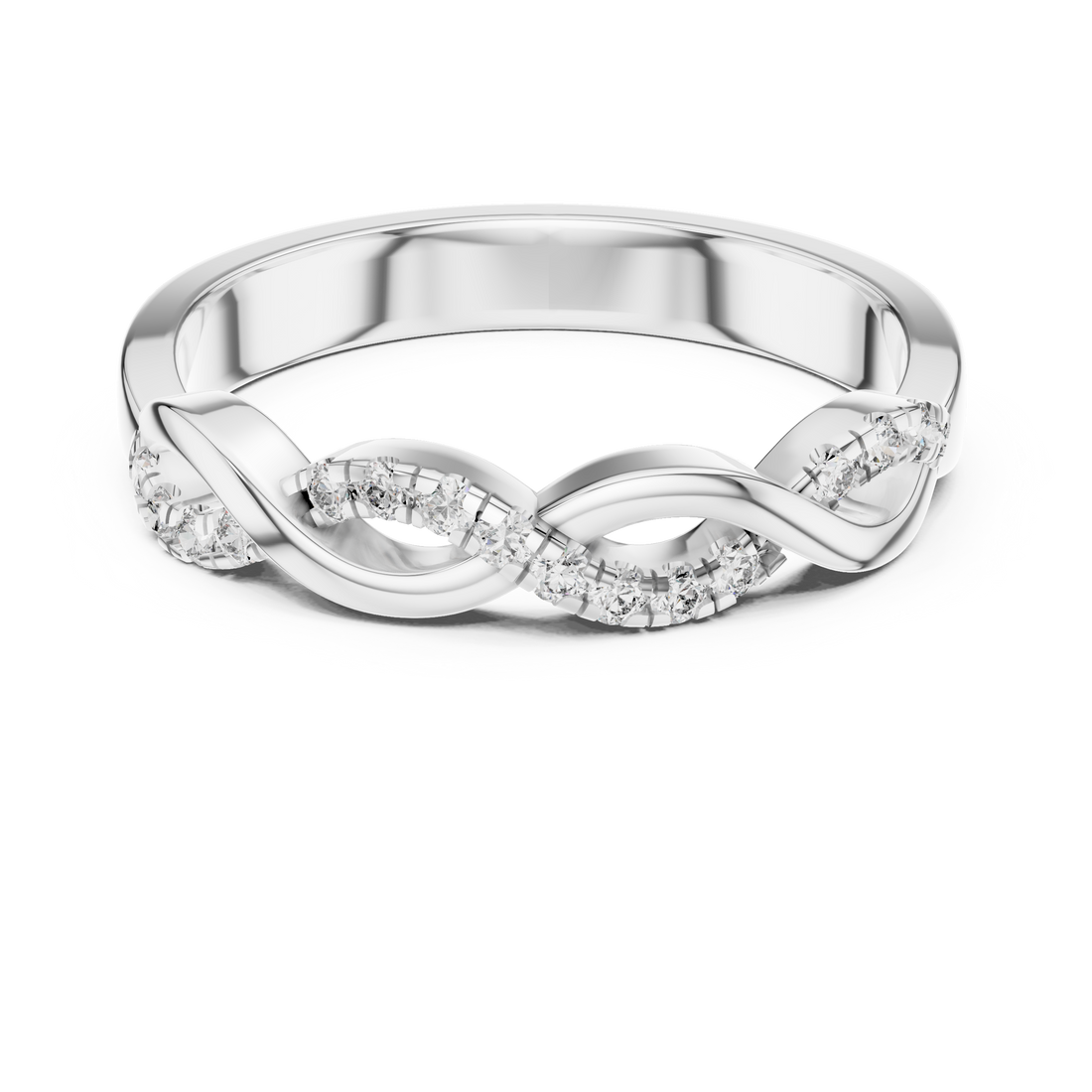 Eternal Wave Lab-Grown Diamond Band Ring