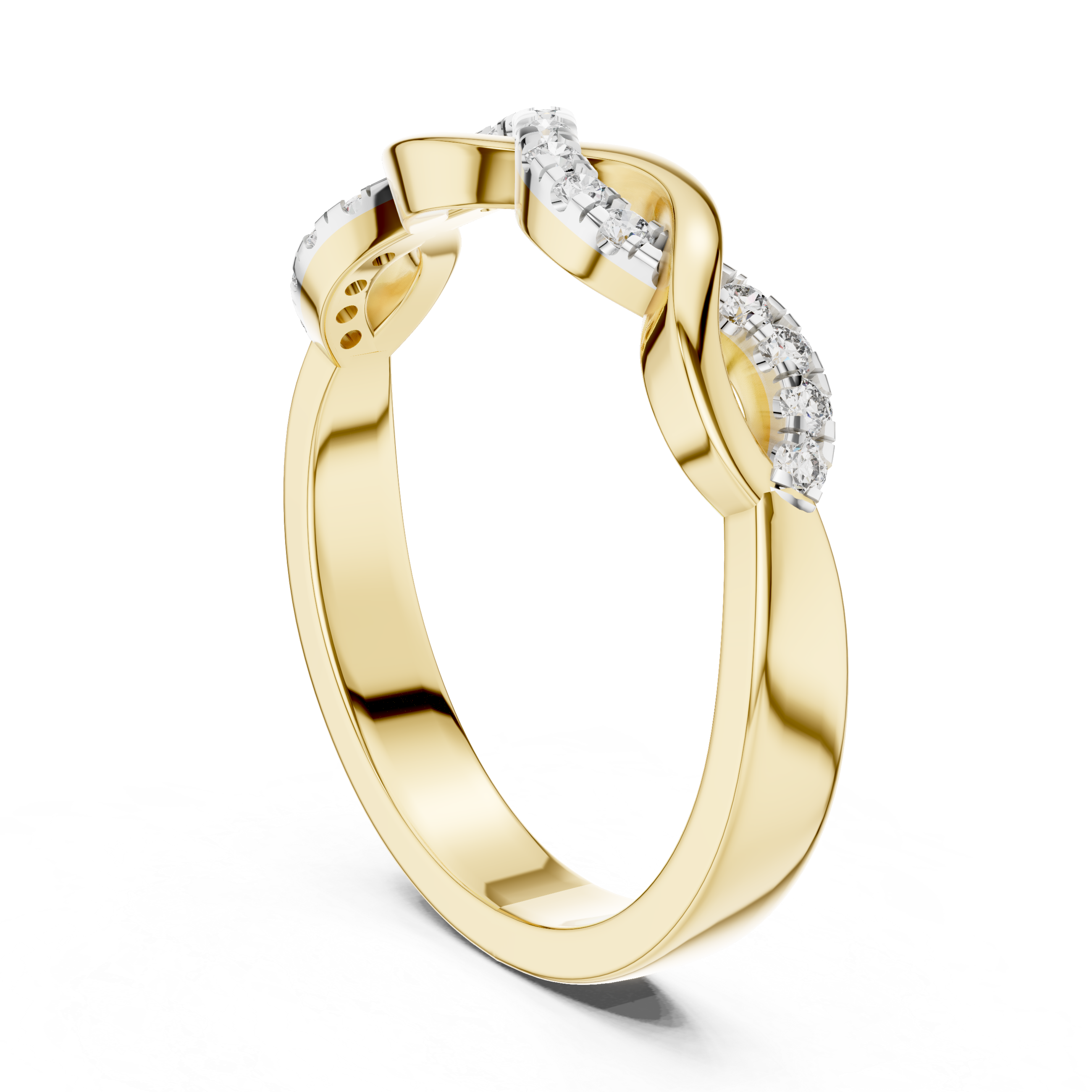 Eternal Wave Lab-Grown Diamond Band Ring