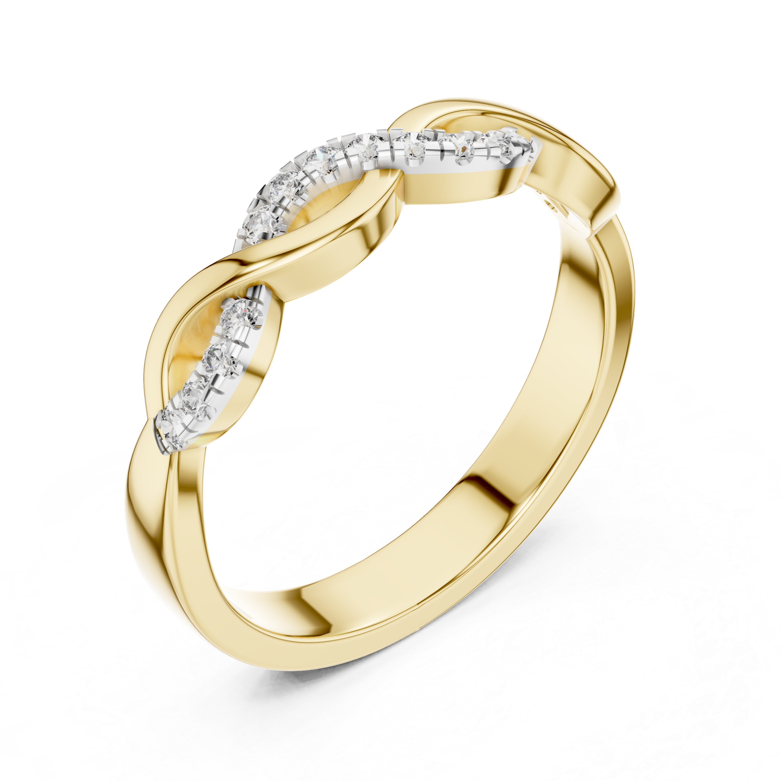 Eternal Wave Lab-Grown Diamond Band Ring
