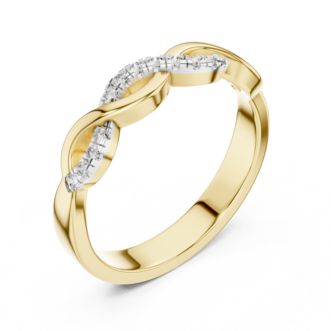 Eternal Wave Lab-Grown Diamond Band Ring