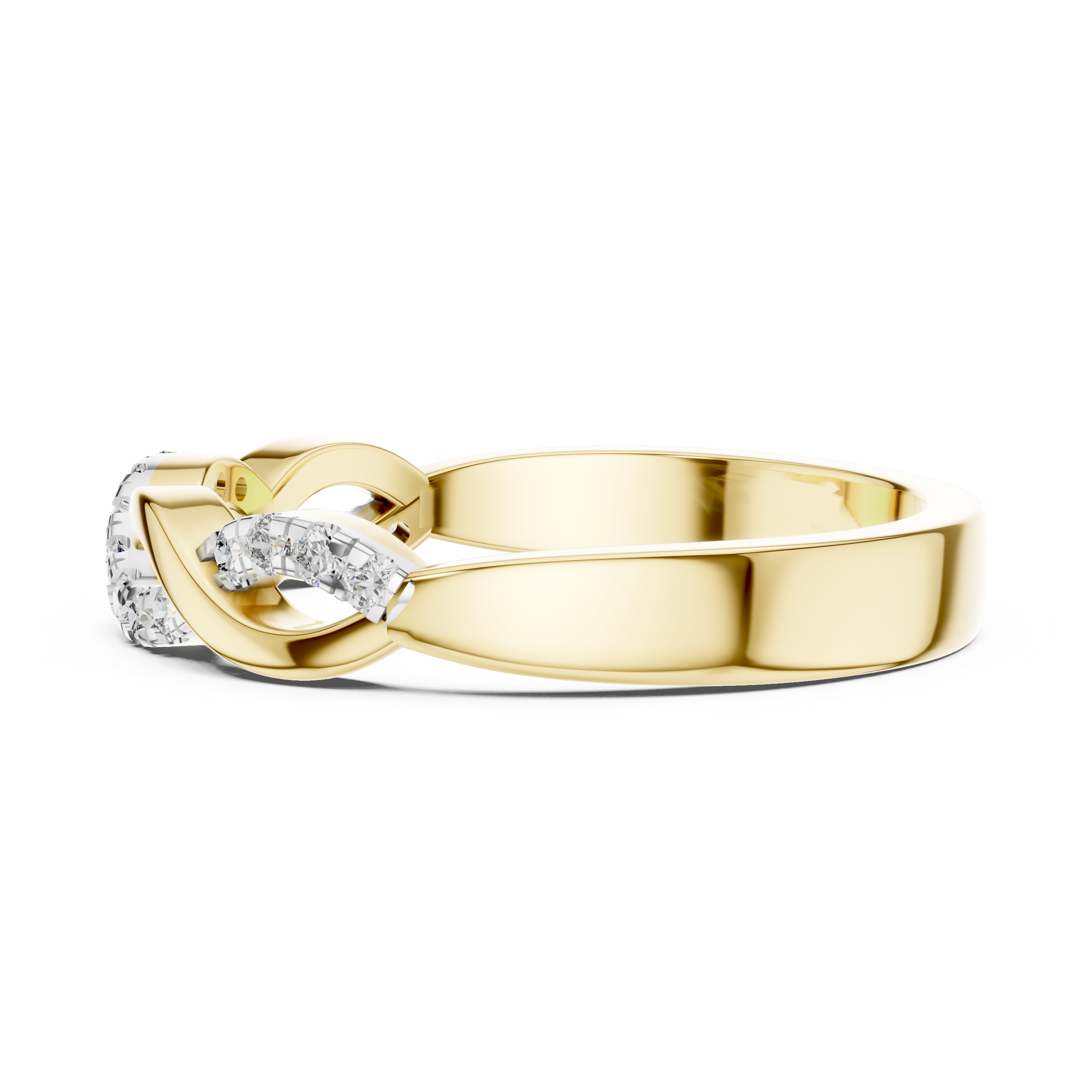 Eternal Wave Lab-Grown Diamond Band Ring