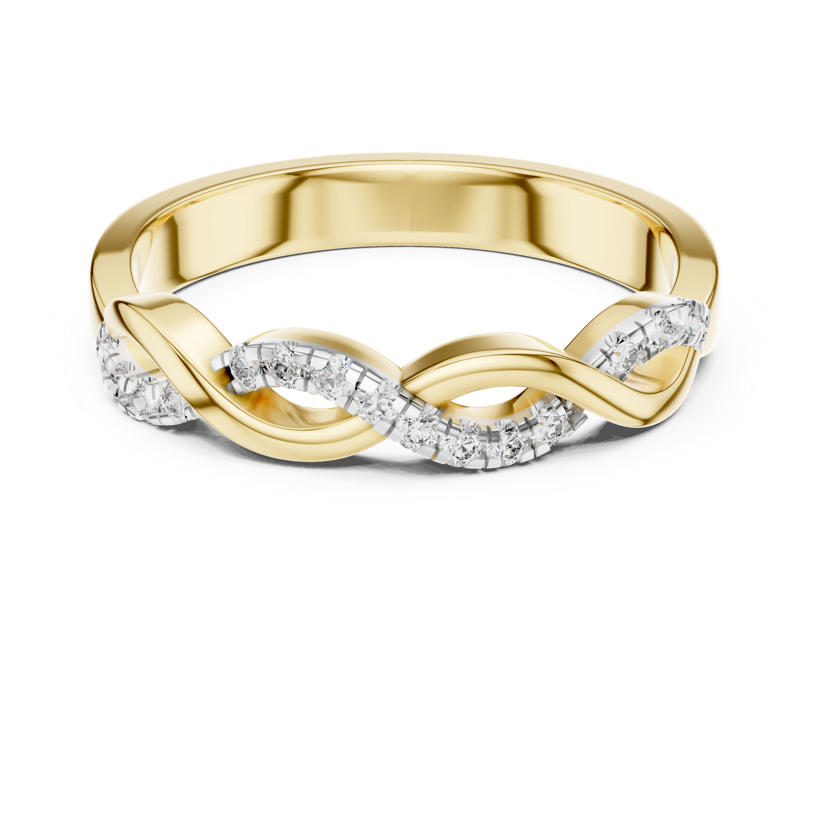 Eternal Wave Lab-Grown Diamond Band Ring