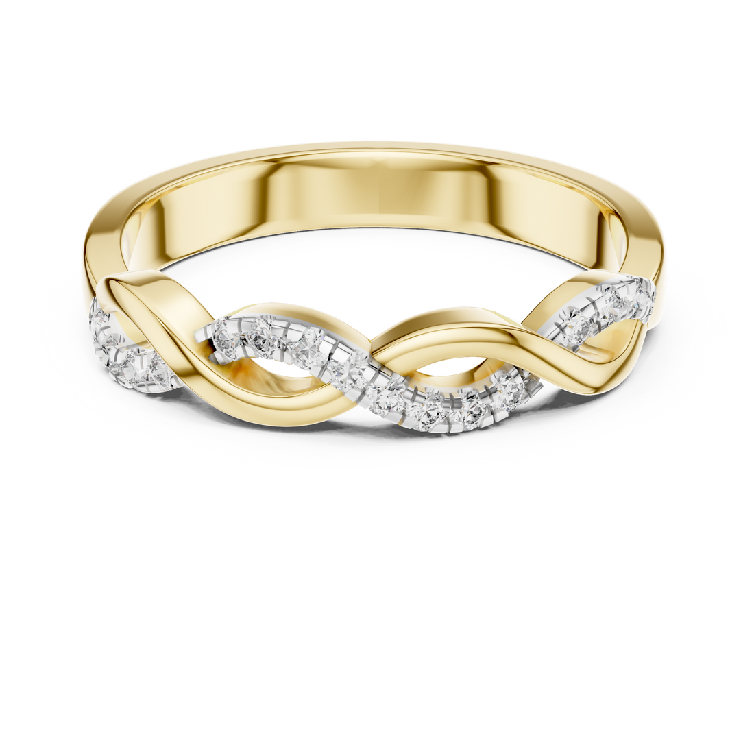 Eternal Wave Lab-Grown Diamond Band Ring