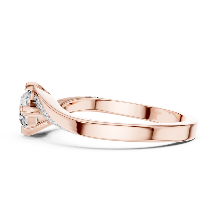 Celestial Twist Lab-Grown Diamond Engagement Ring