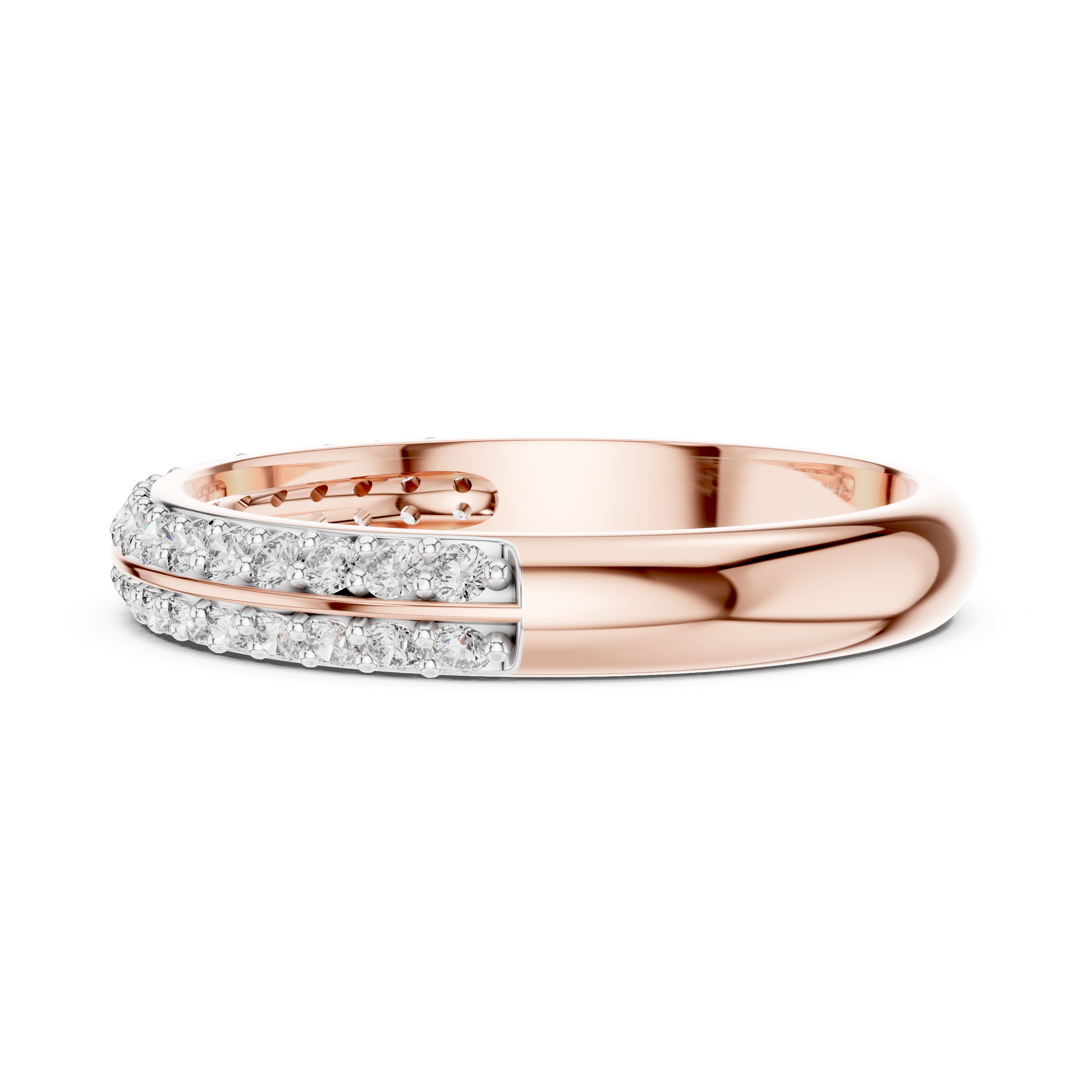 Dual Radiance Lab-Grown Diamond Eternity Band