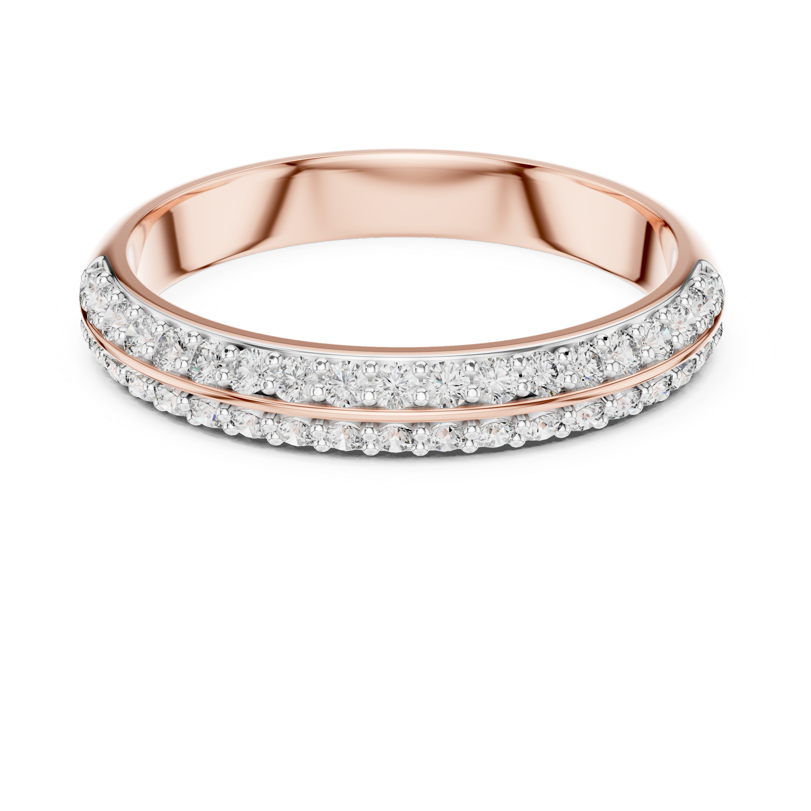 Dual Radiance Lab-Grown Diamond Eternity Band