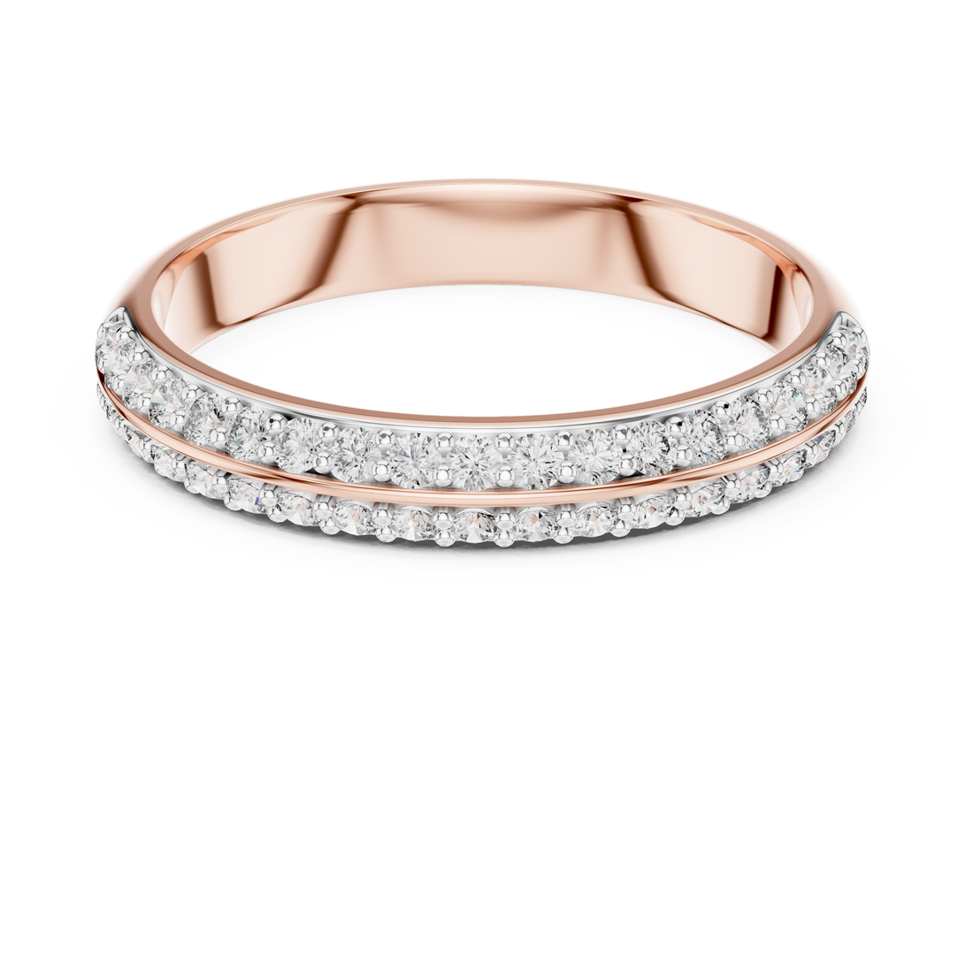 Dual Radiance Lab-Grown Diamond Eternity Band
