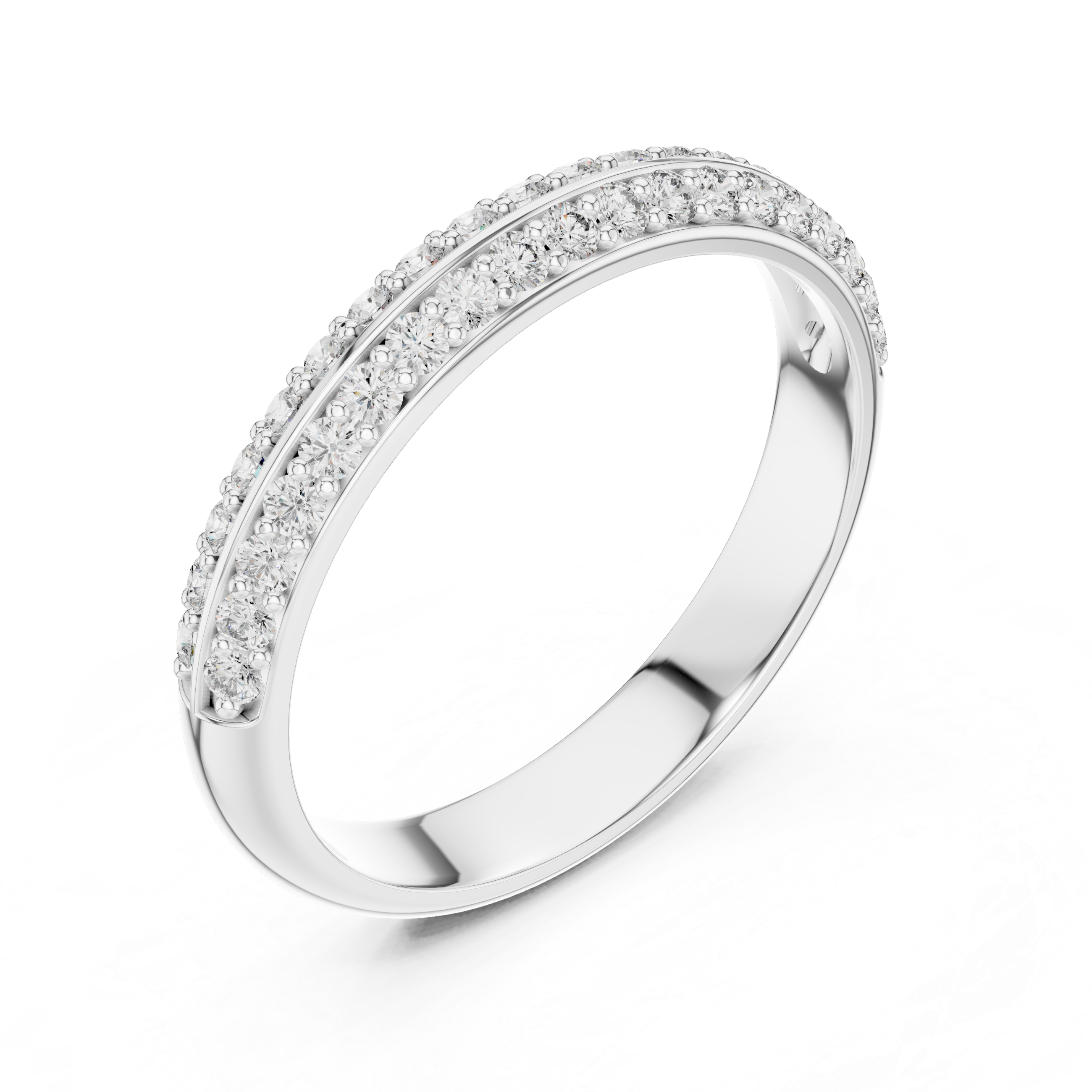 Dual Radiance Lab-Grown Diamond Eternity Band