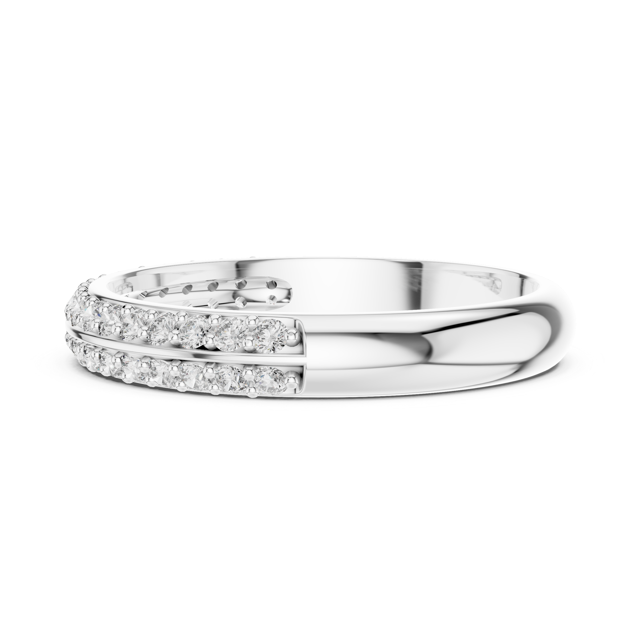 Dual Radiance Lab-Grown Diamond Eternity Band