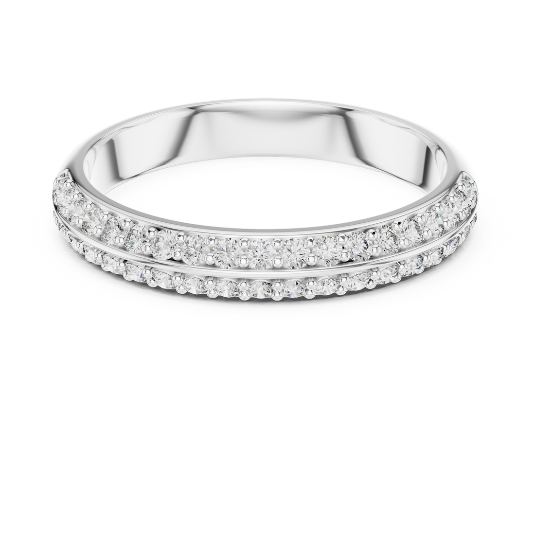 Dual Radiance Lab-Grown Diamond Eternity Band