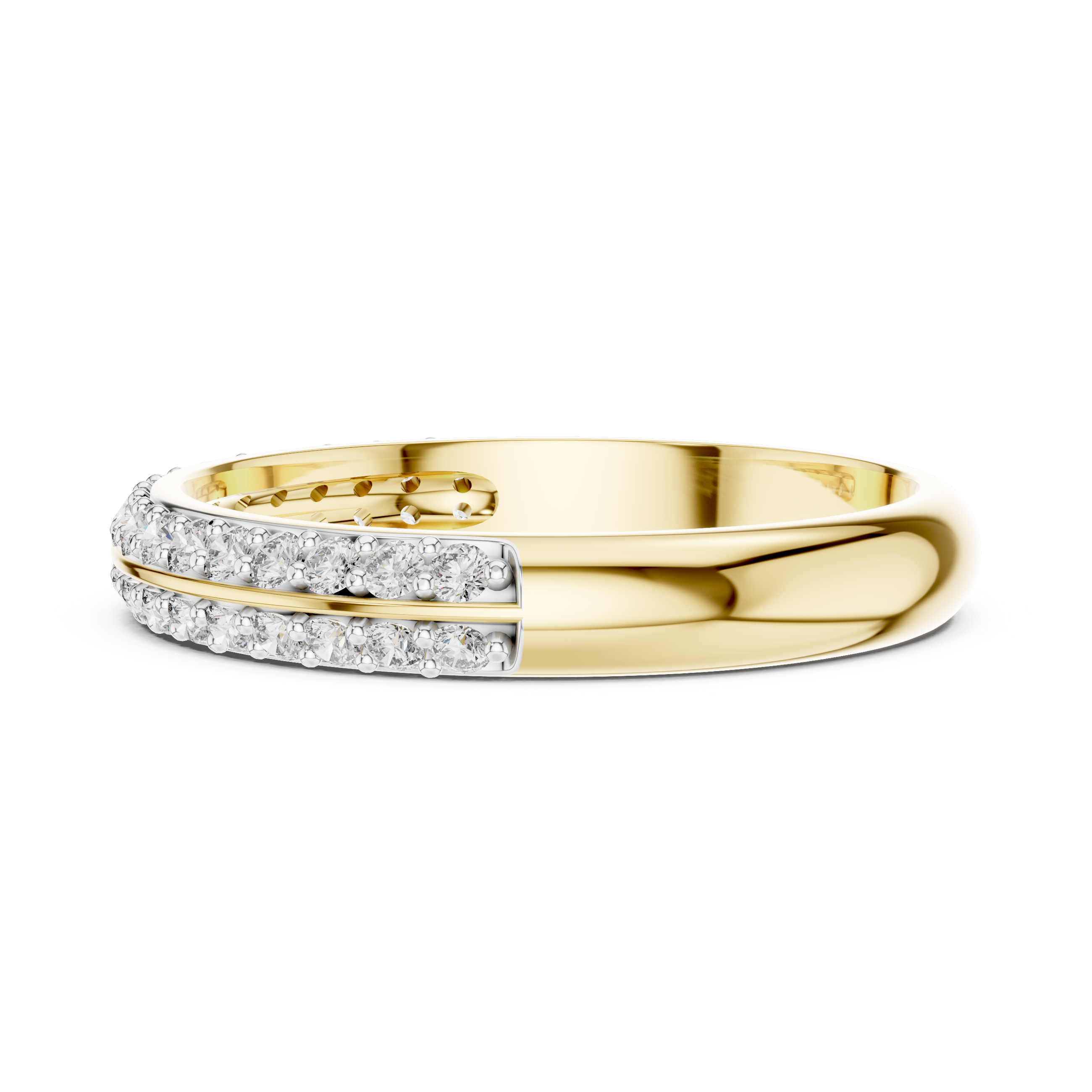 Dual Radiance Lab-Grown Diamond Eternity Band