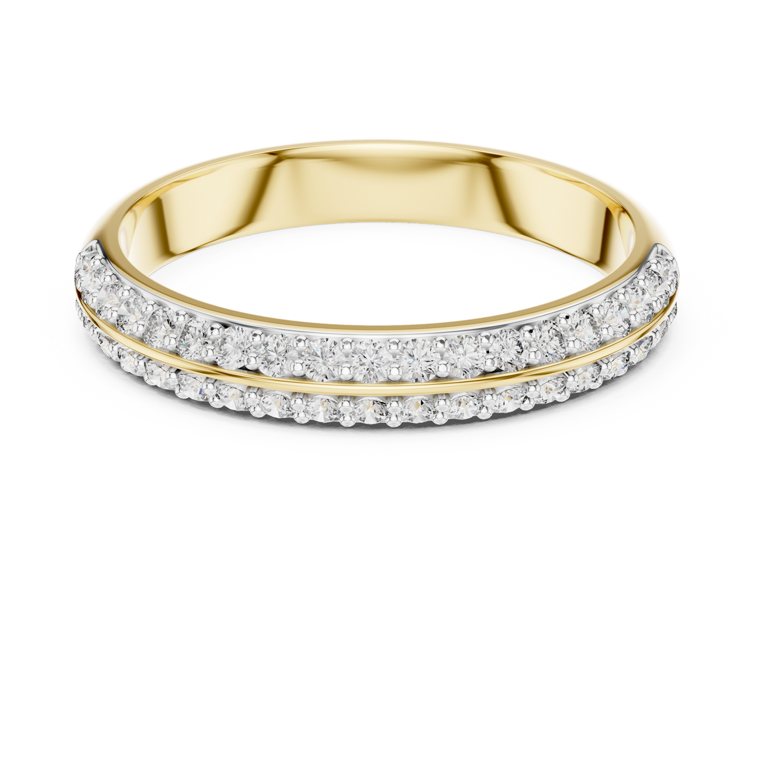 Dual Radiance Lab-Grown Diamond Eternity Band