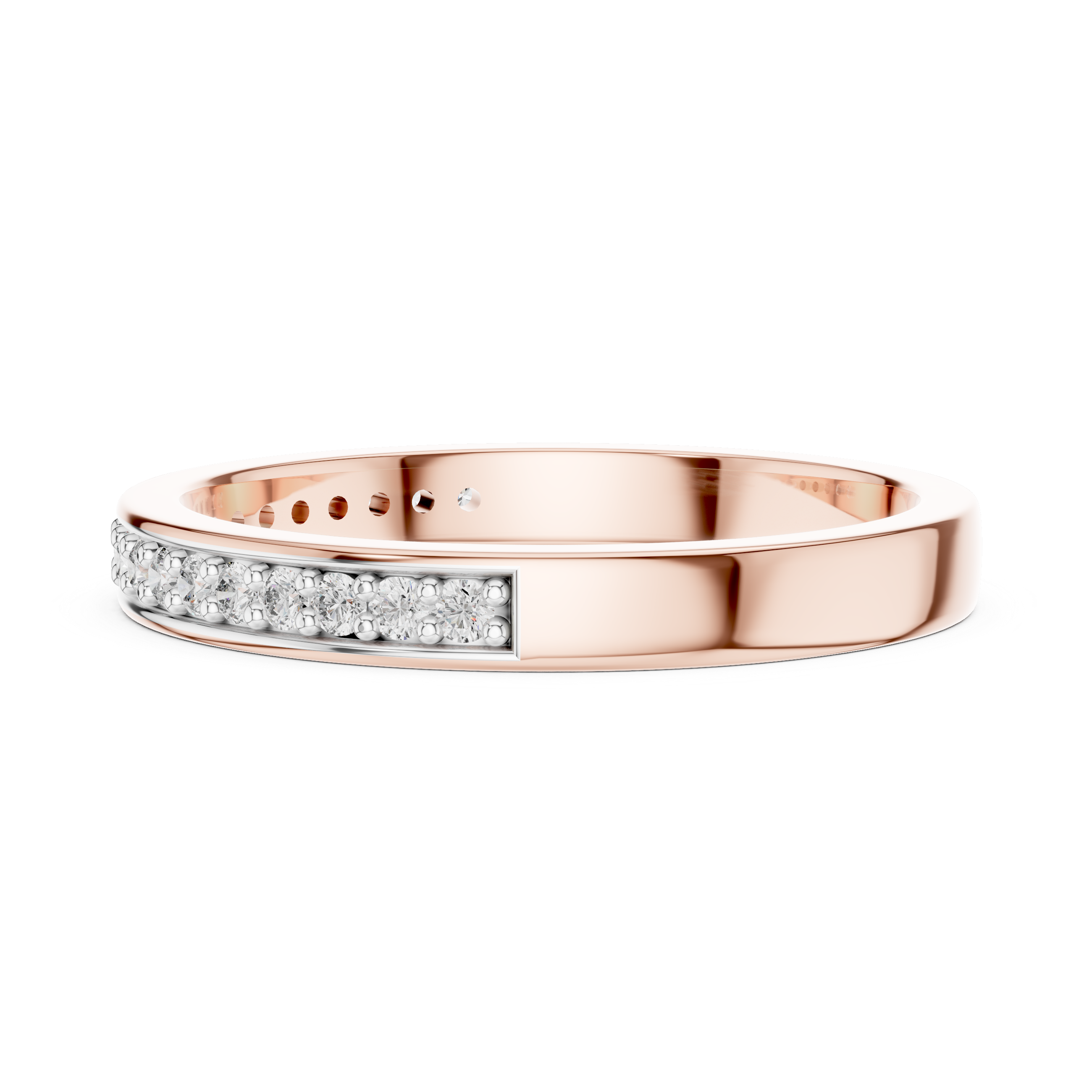 Pure Line Lab-Grown Diamond Wedding Band