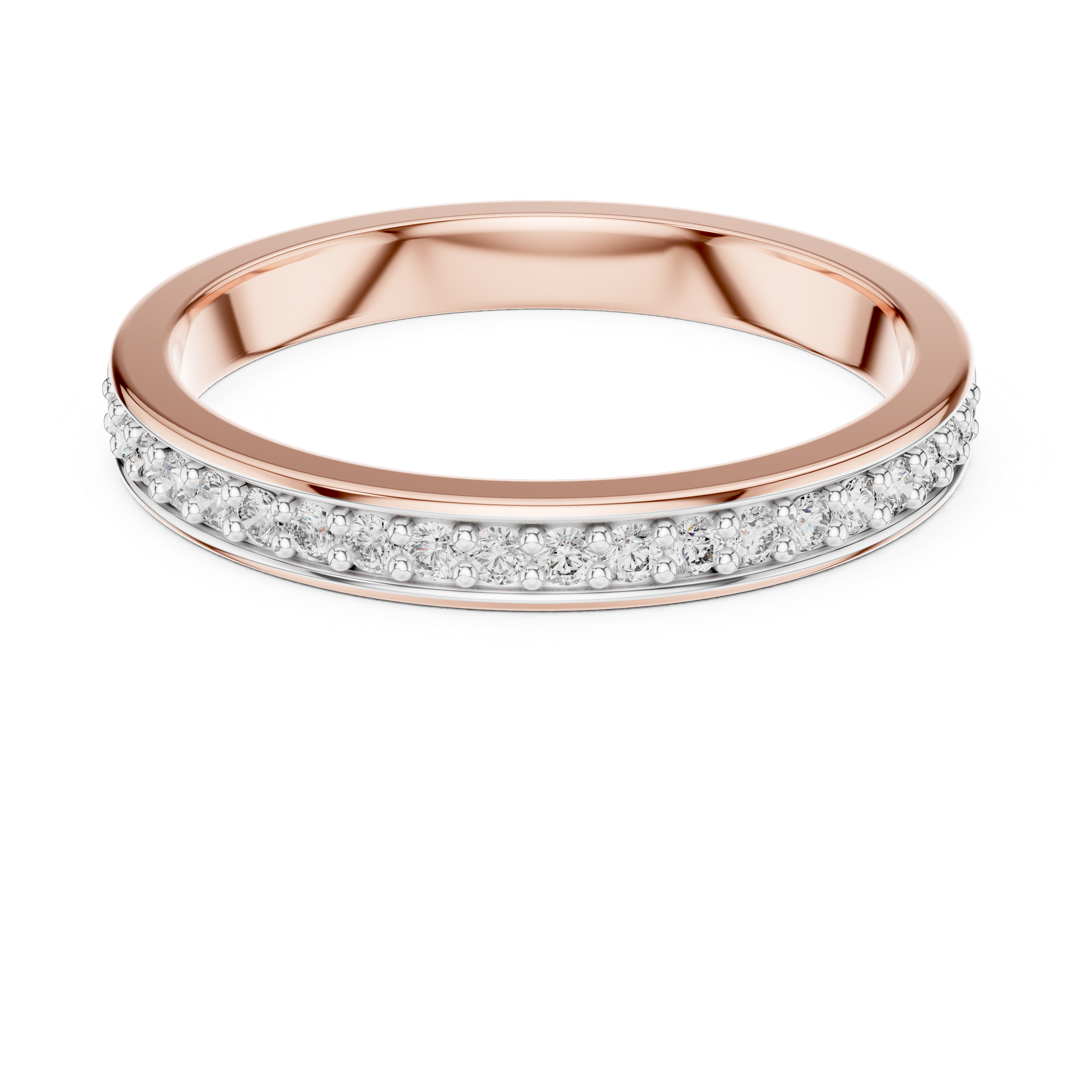 Pure Line Lab-Grown Diamond Wedding Band