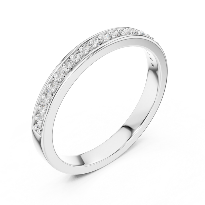 Pure Line Lab-Grown Diamond Wedding Band