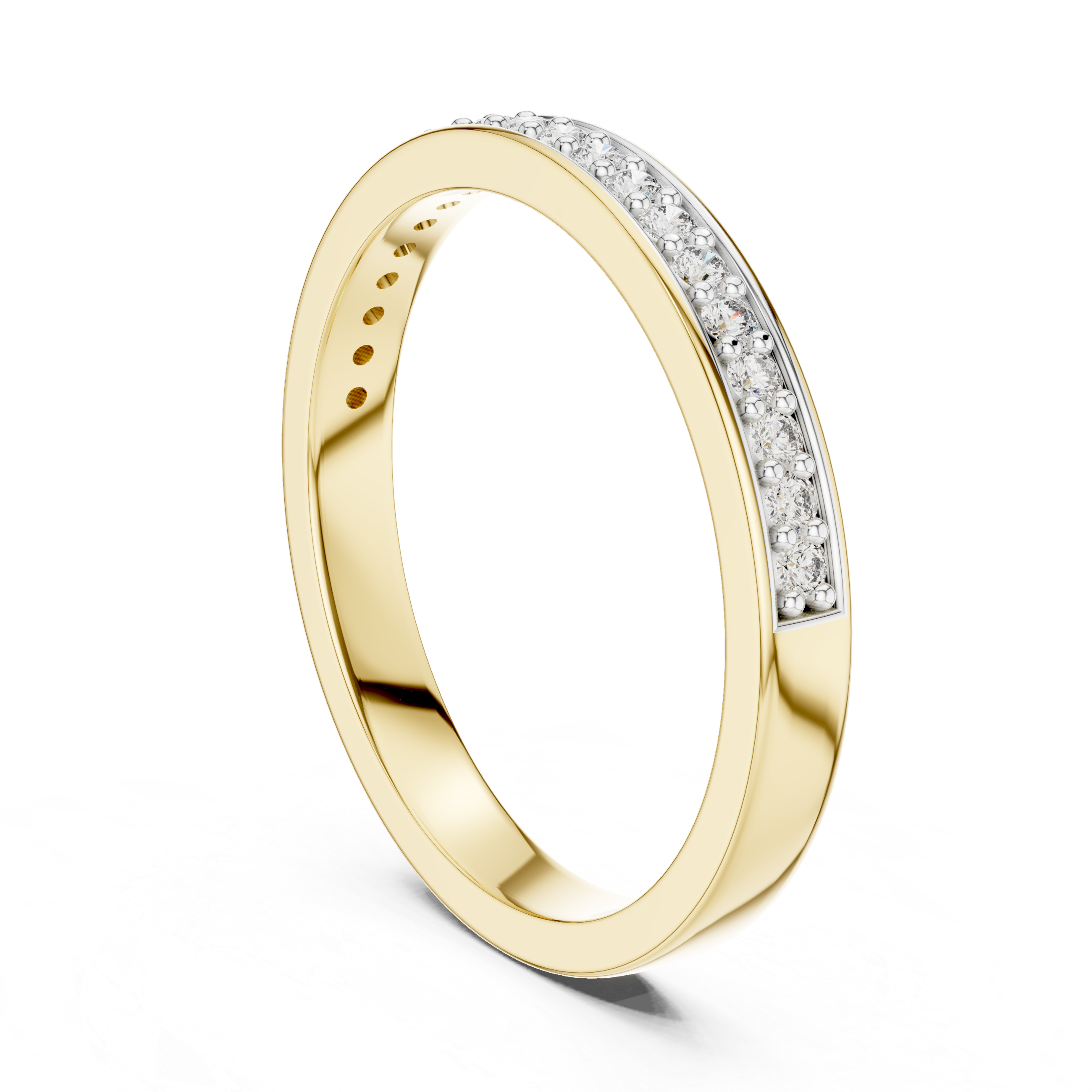 Pure Line Lab-Grown Diamond Wedding Band