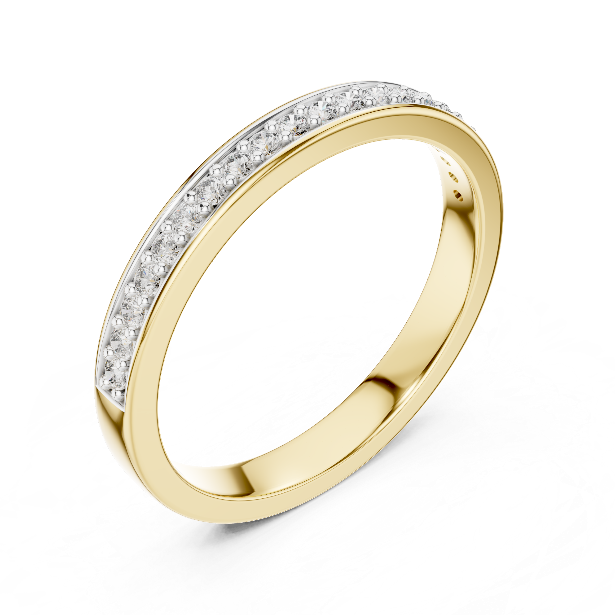 Pure Line Lab-Grown Diamond Wedding Band