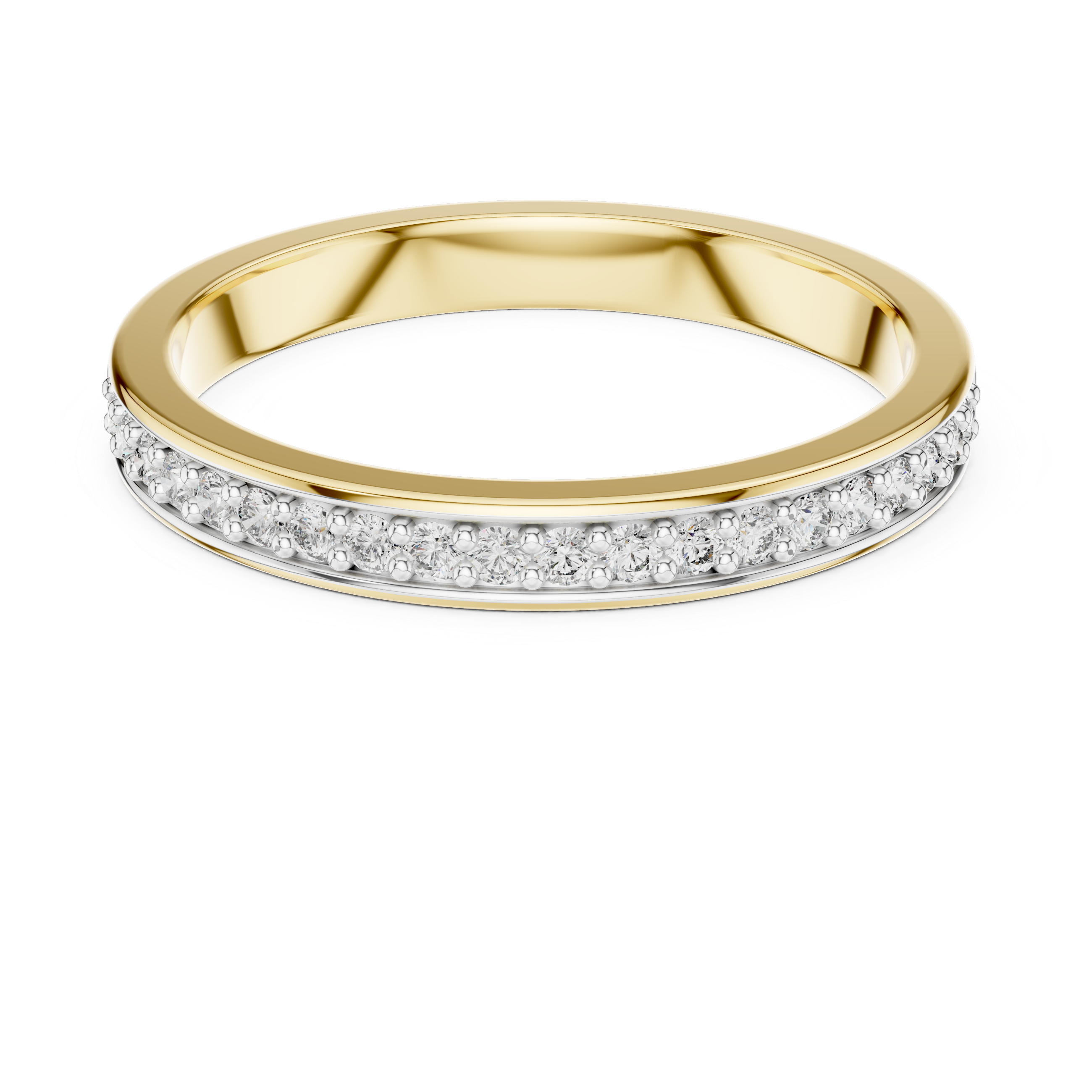 Pure Line Lab-Grown Diamond Wedding Band