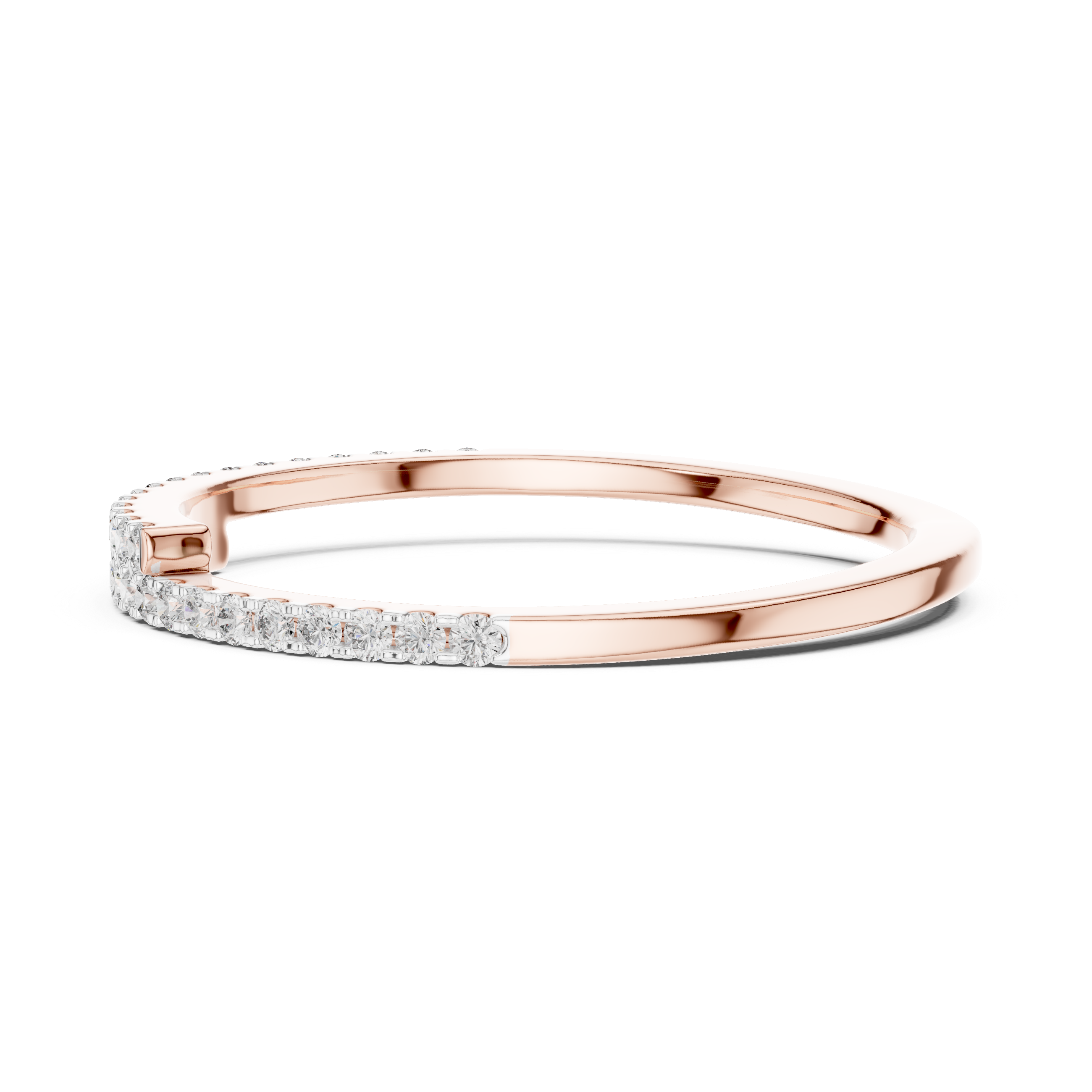 Halfway Brilliance Lab-Grown Diamond Band Ring