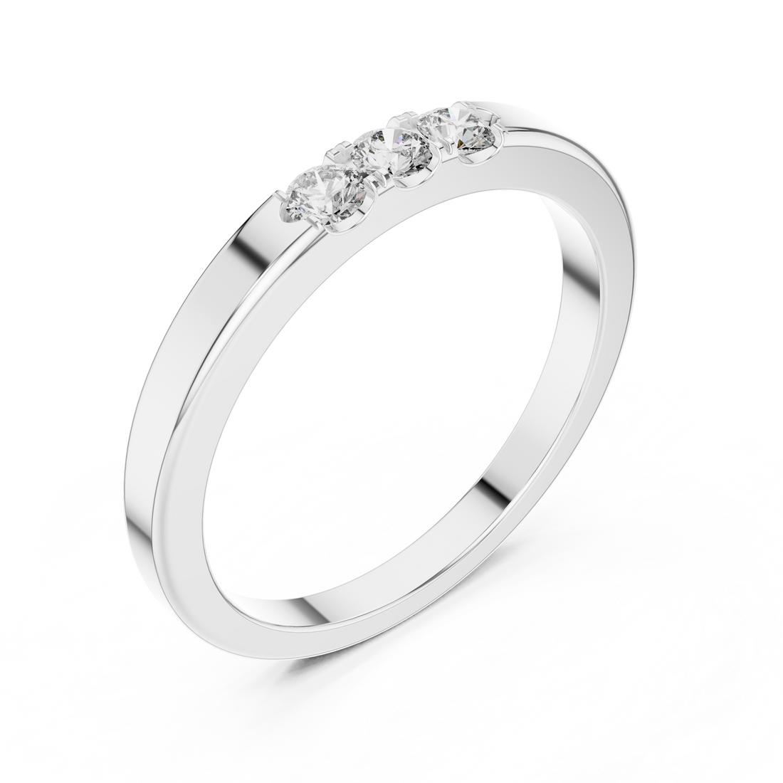 Trinity Spark Lab-Grown Diamond Band Ring
