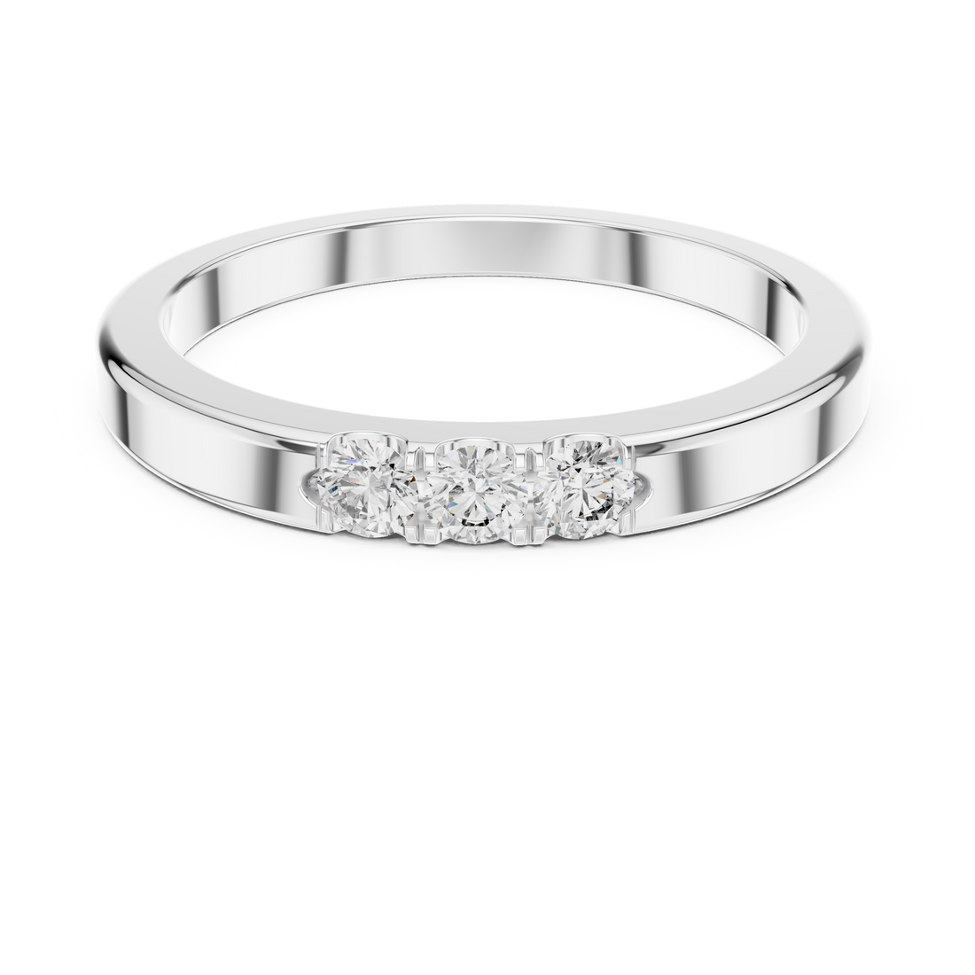 Trinity Spark Lab-Grown Diamond Band Ring