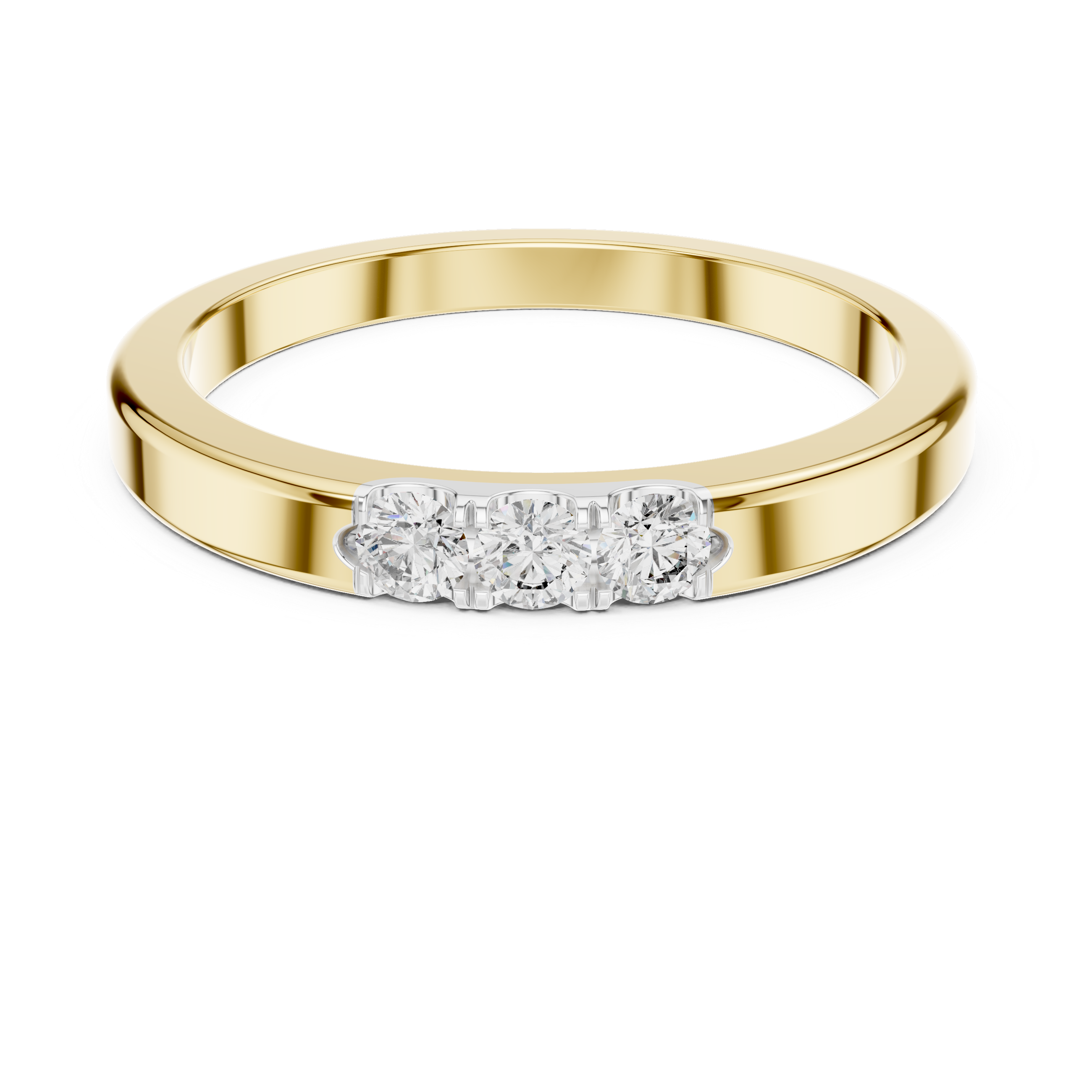 Trinity Spark Lab-Grown Diamond Band Ring