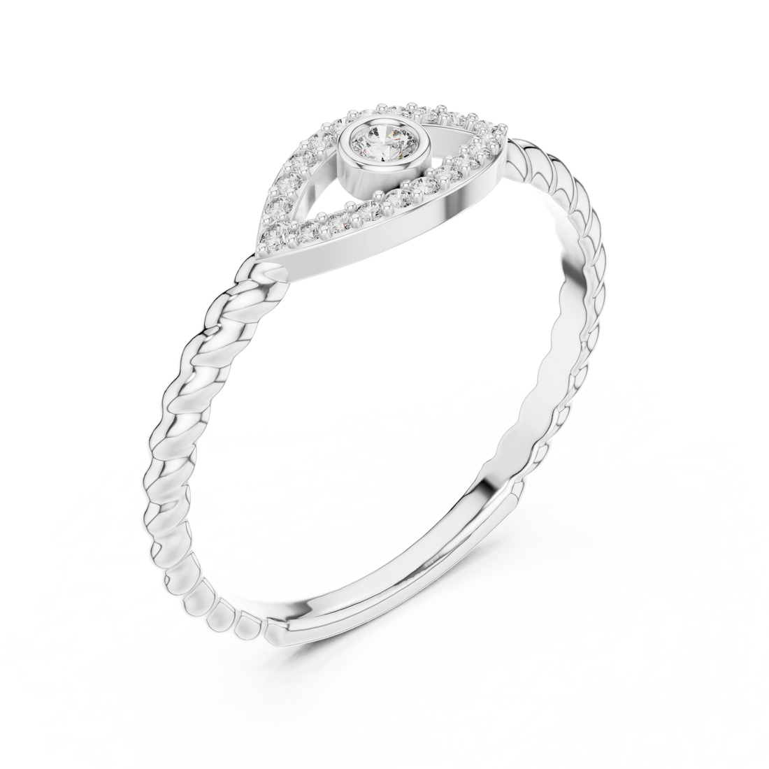 Eternal Eye Lab-Grown Diamond Band Ring