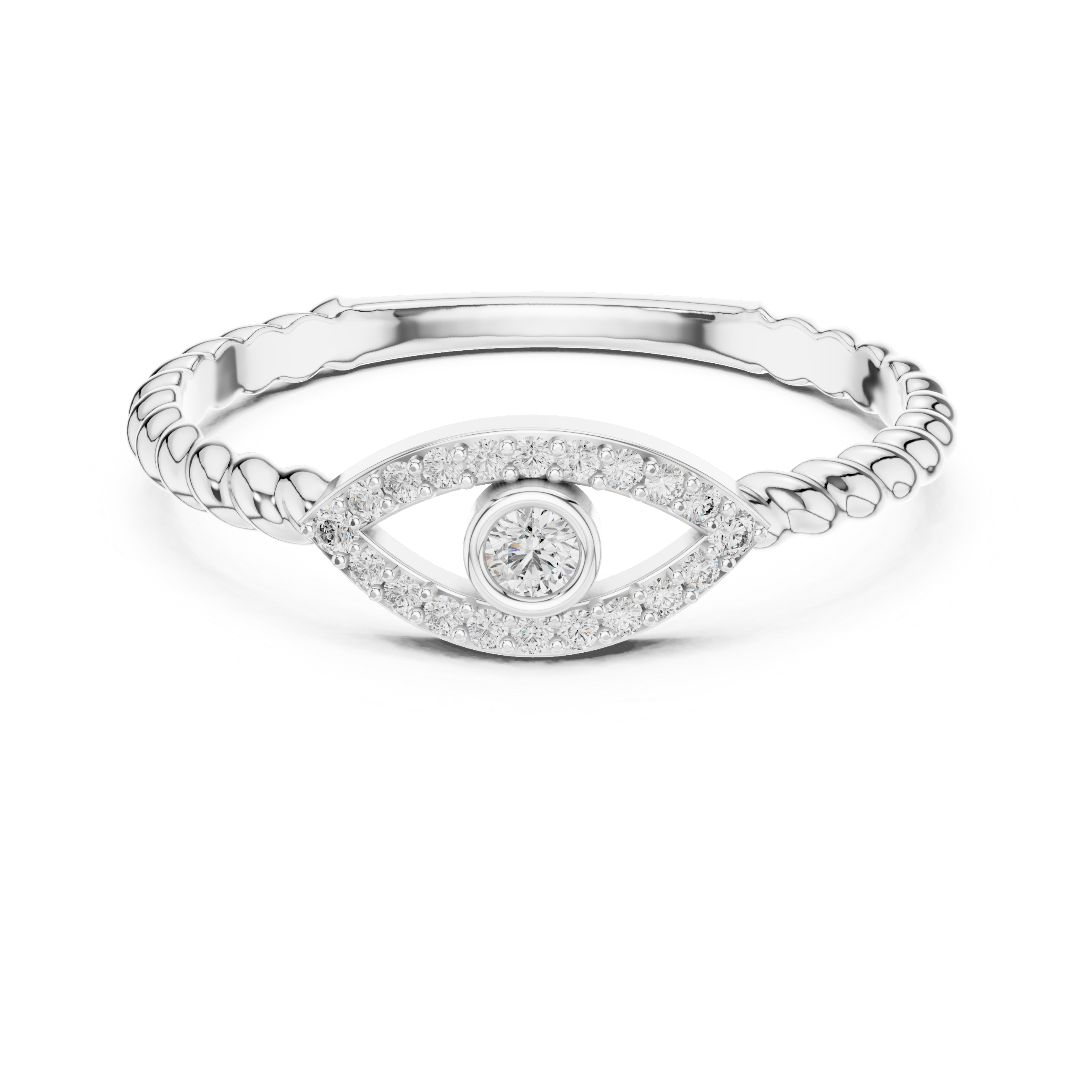 Eternal Eye Lab-Grown Diamond Band Ring