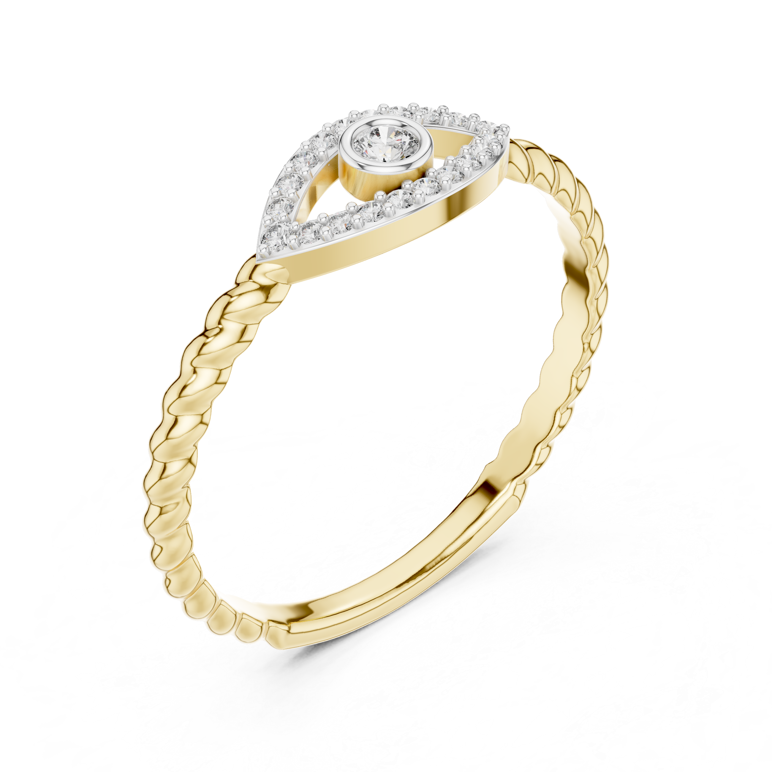 Eternal Eye Lab-Grown Diamond Band Ring