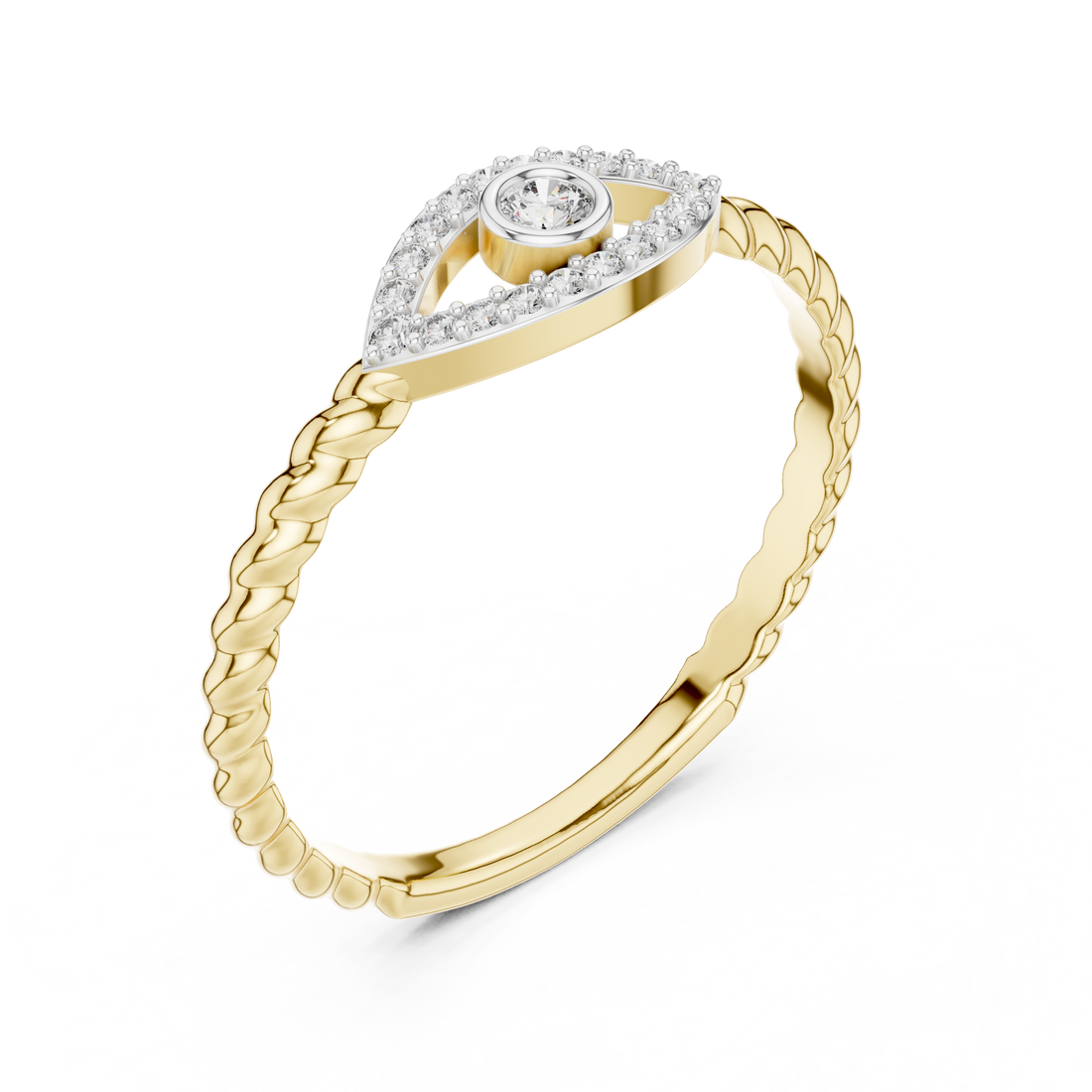 Eternal Eye Lab-Grown Diamond Band Ring