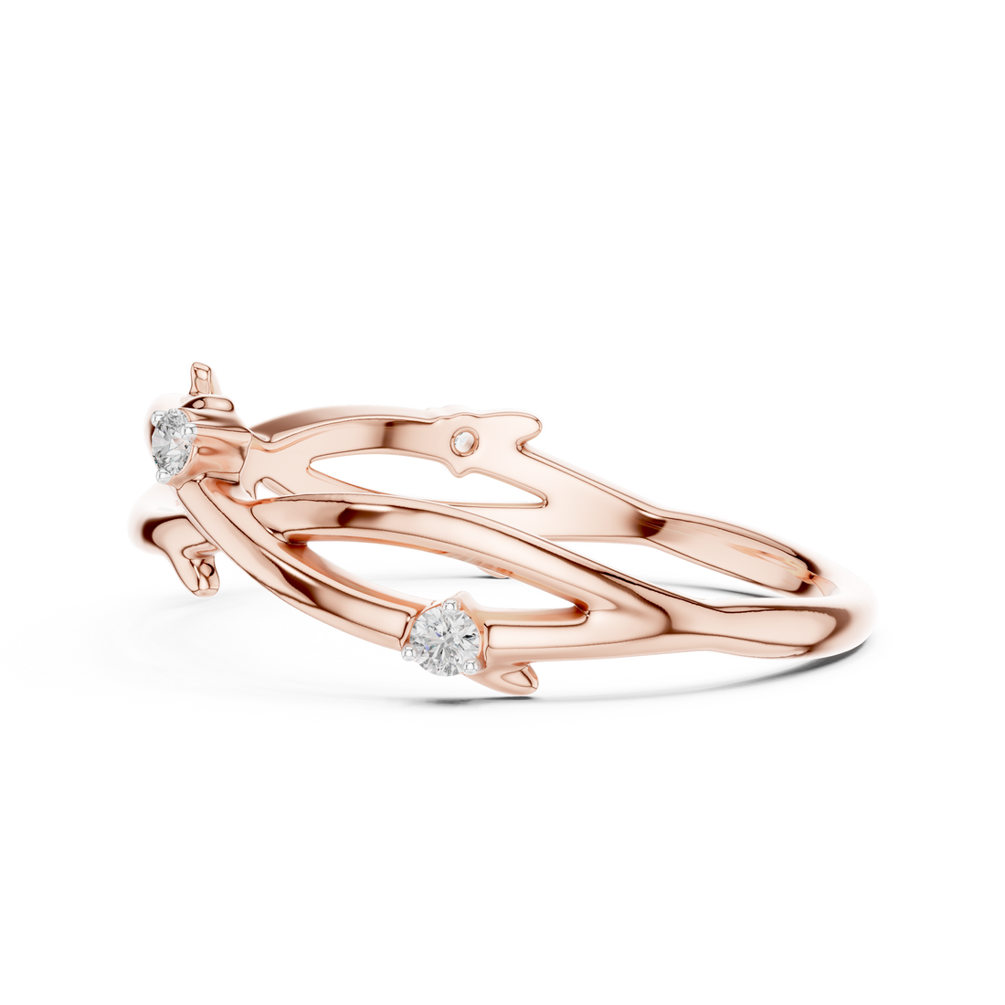 Golden Vine Lab-Grown Diamond Band