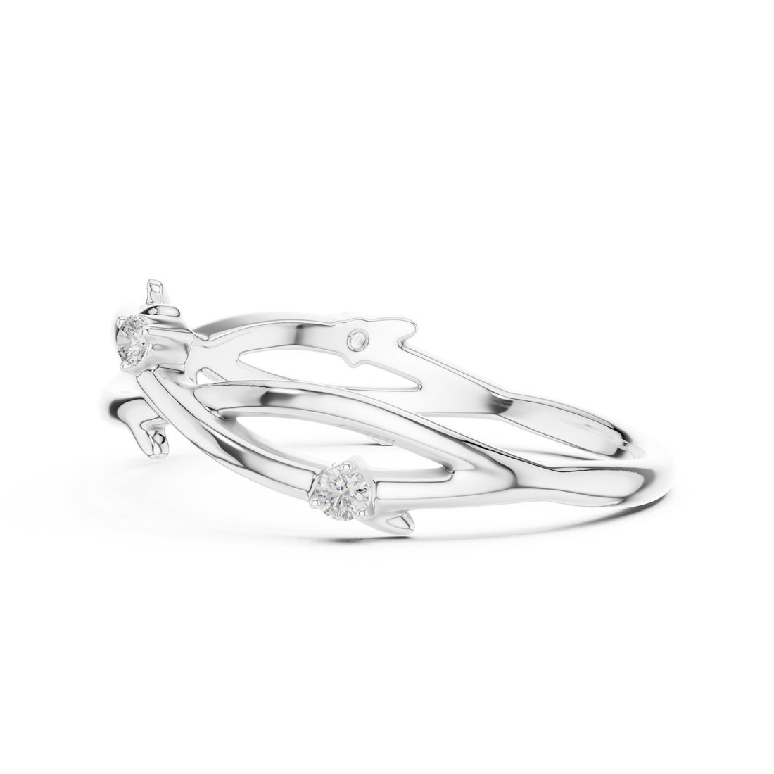 Golden Vine Lab-Grown Diamond Band