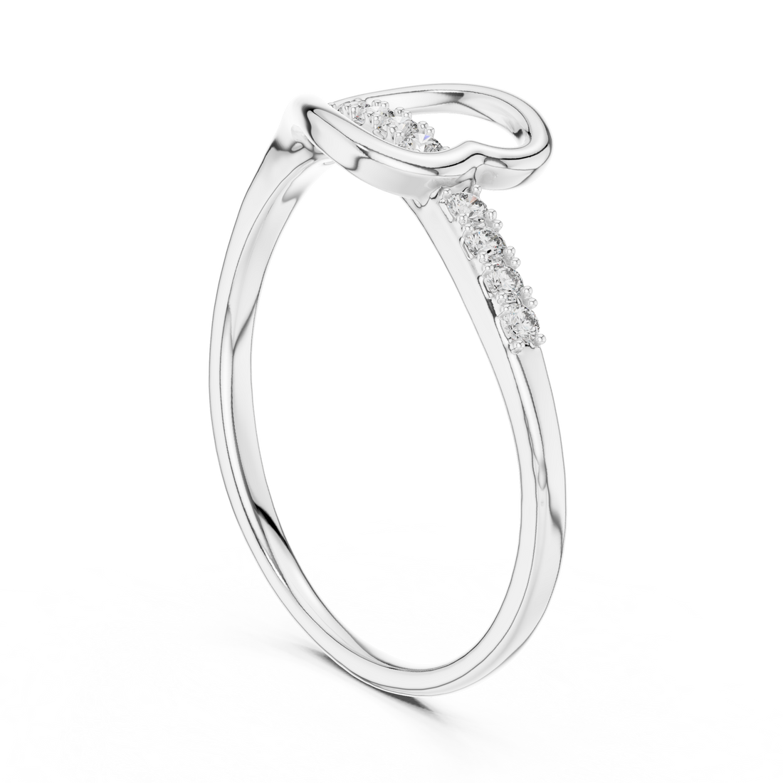 Infinity Loop Lab-Grown Diamond Ring