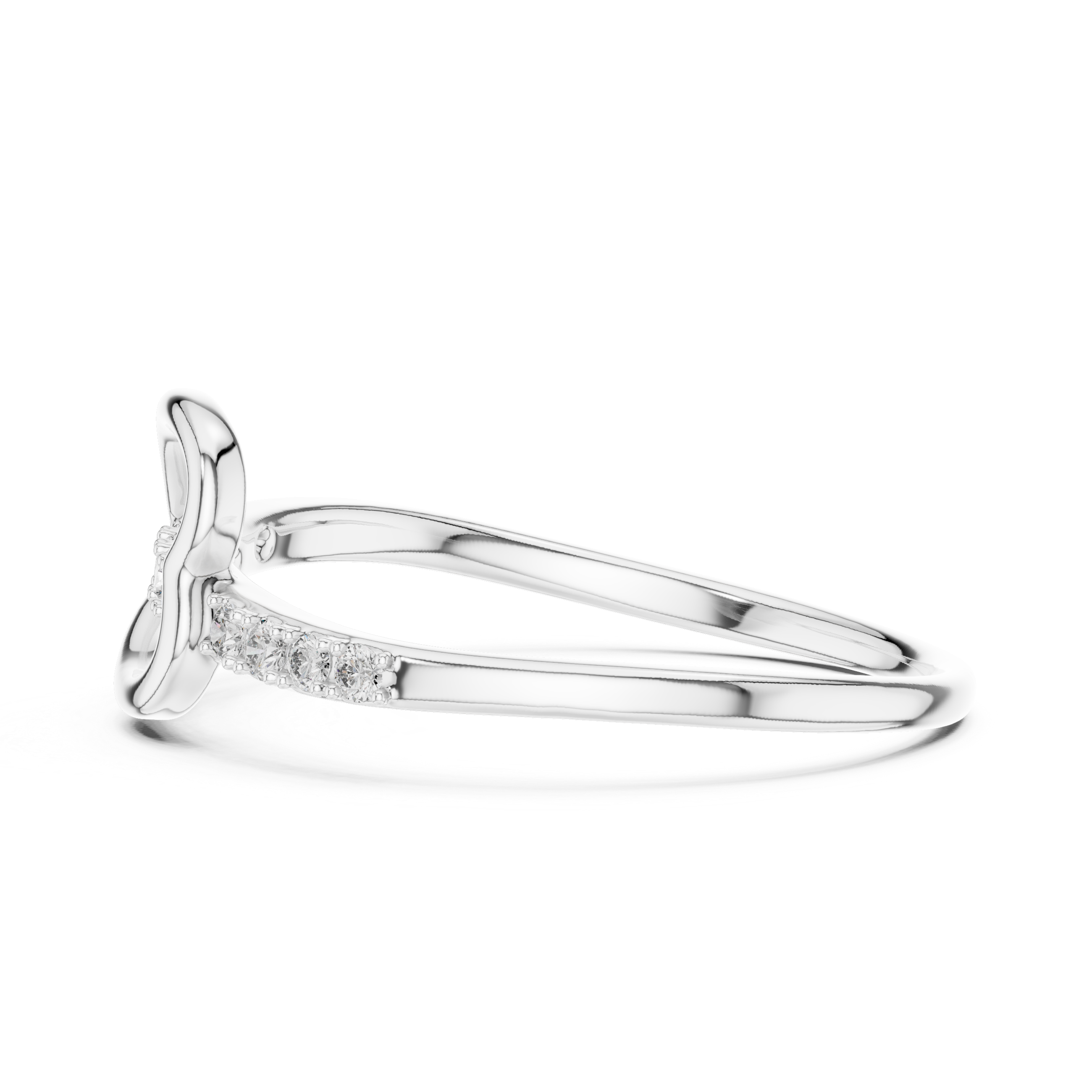 Infinity Loop Lab-Grown Diamond Ring