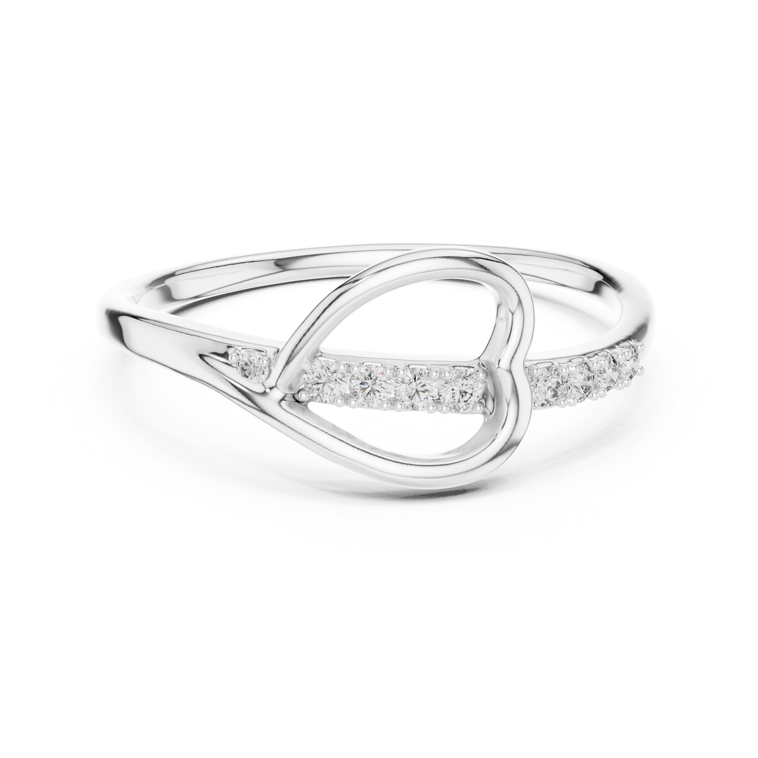 Infinity Loop Lab-Grown Diamond Ring