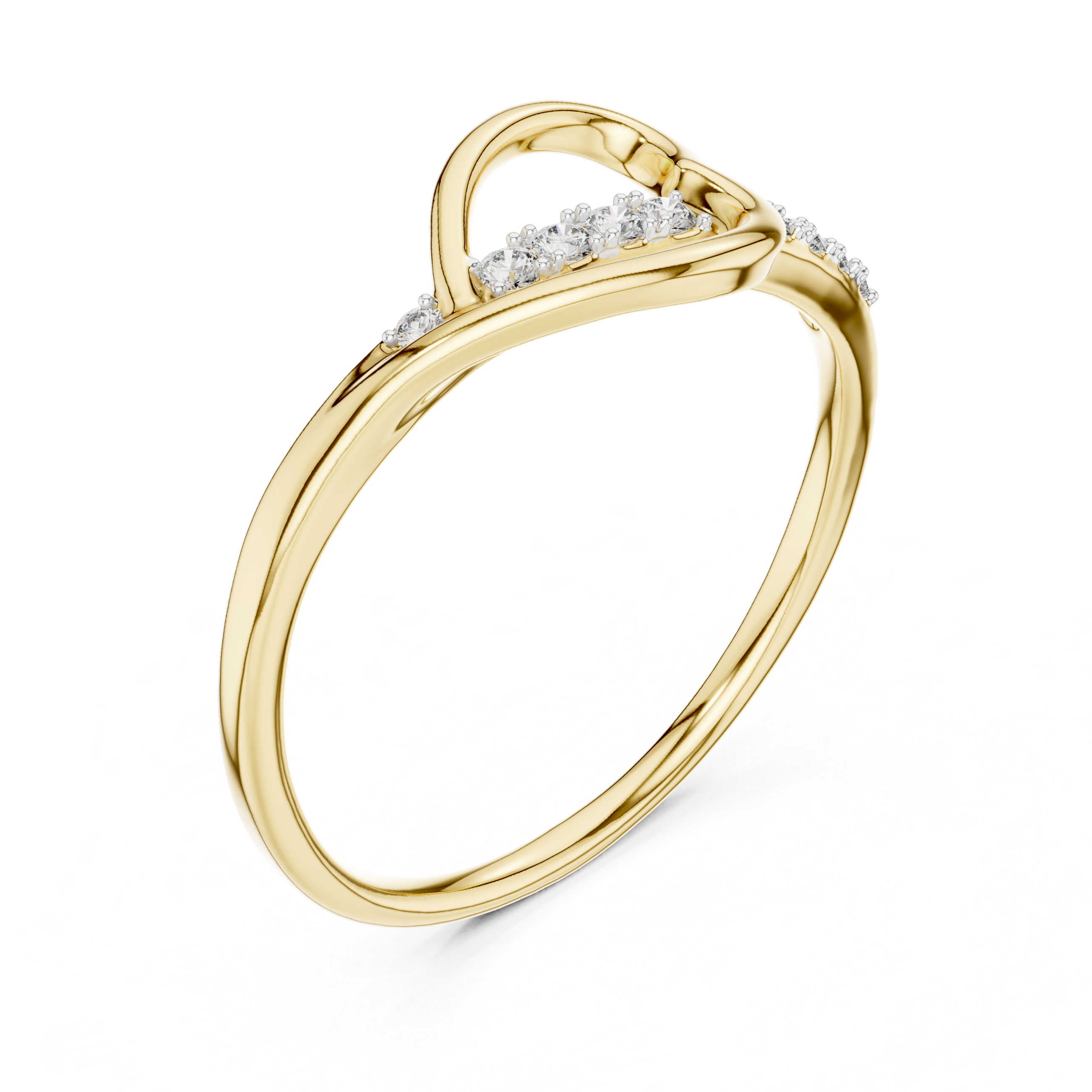 Infinity Loop Lab-Grown Diamond Ring