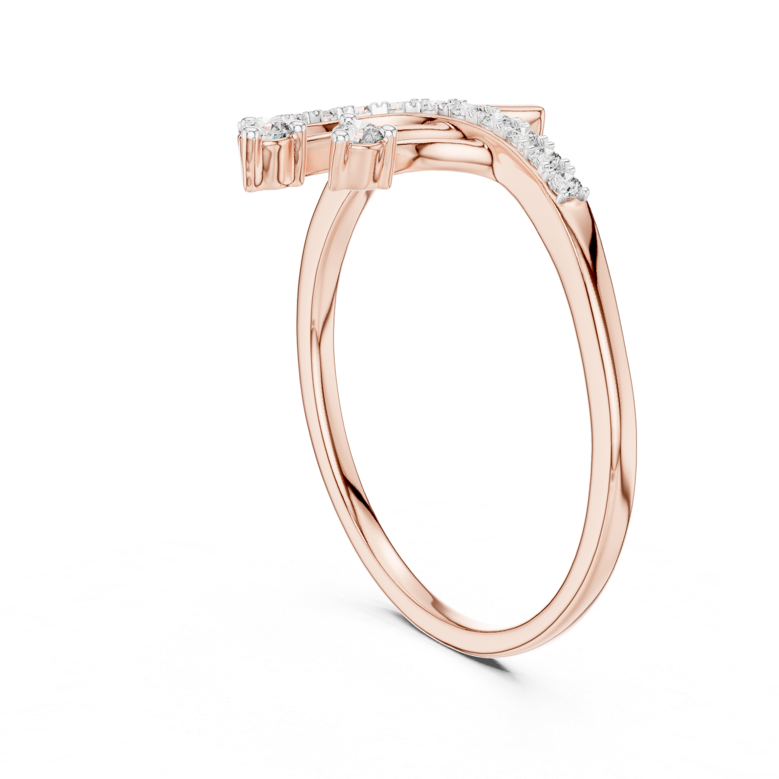 Celestial Curve Lab-Grown Diamond Ring