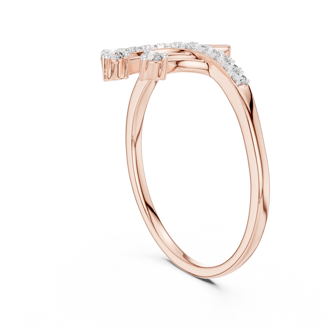 Celestial Curve Lab-Grown Diamond Ring