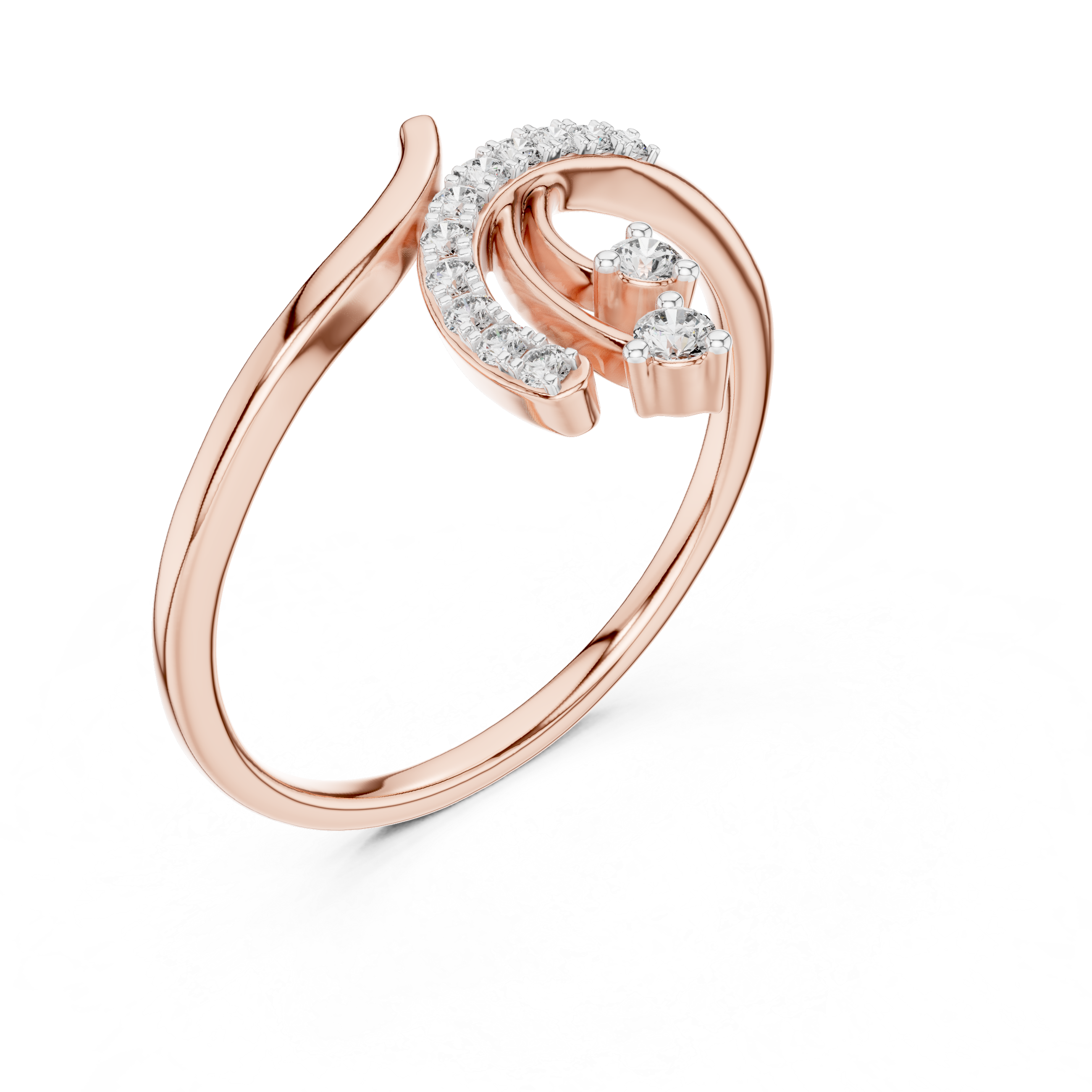 Celestial Curve Lab-Grown Diamond Ring