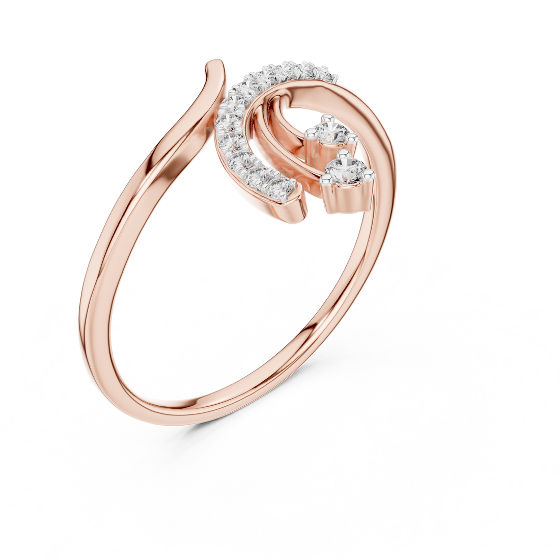 Celestial Curve Lab-Grown Diamond Ring