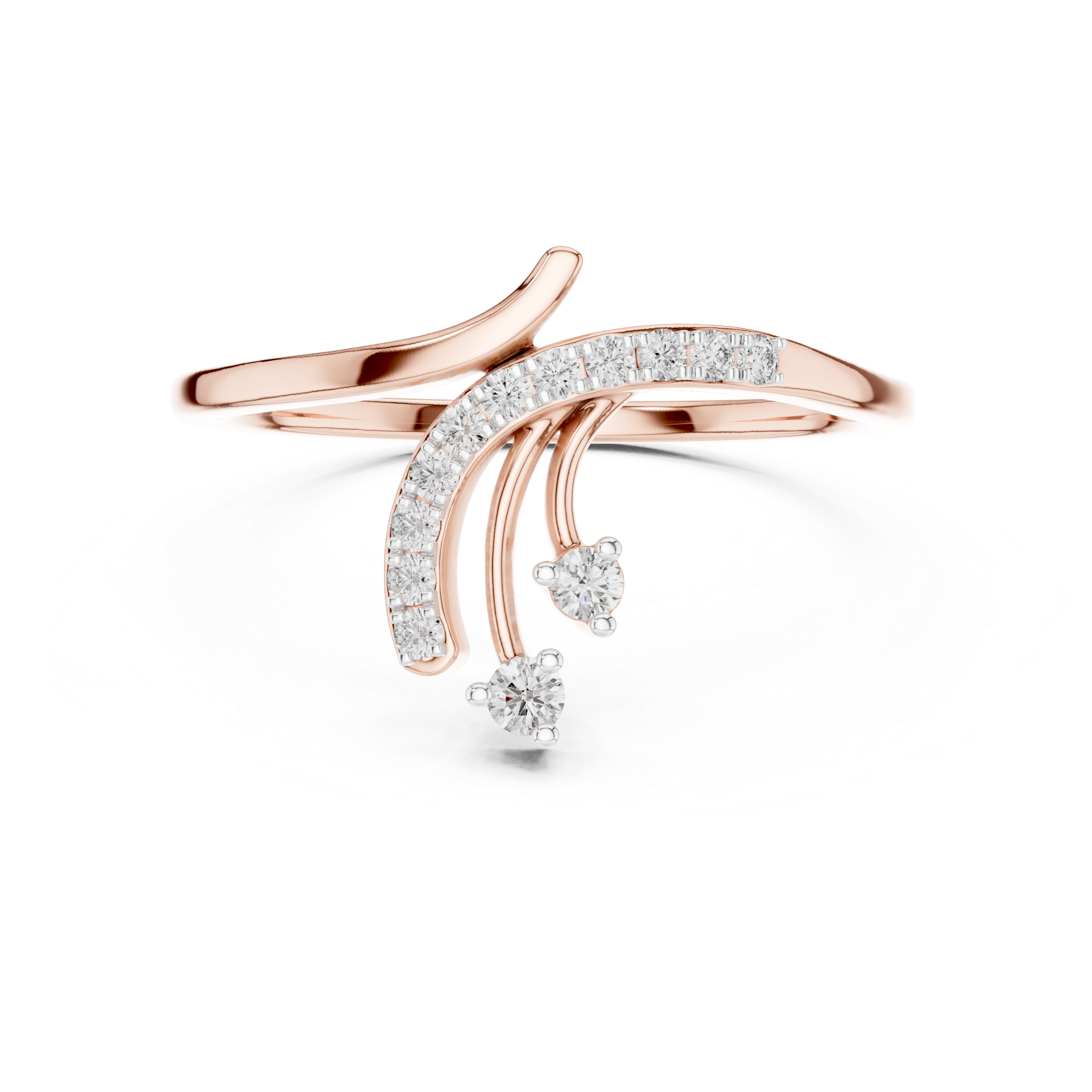 Celestial Curve Lab-Grown Diamond Ring